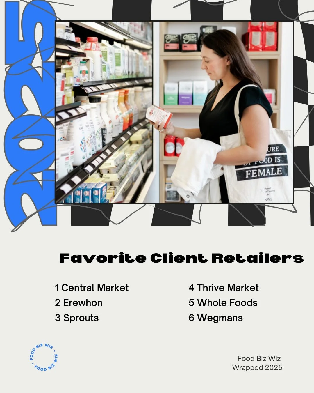 Proud of the wins we had this year! 💪🏽🛒

This year was HARD in the CPG industry - more closures, shifts, and redirects than I&rsquo;ve seen in the past 12 years of supporting brands at Food Biz Wiz&reg;.

🚀 For those of you still here: you&rsquo;