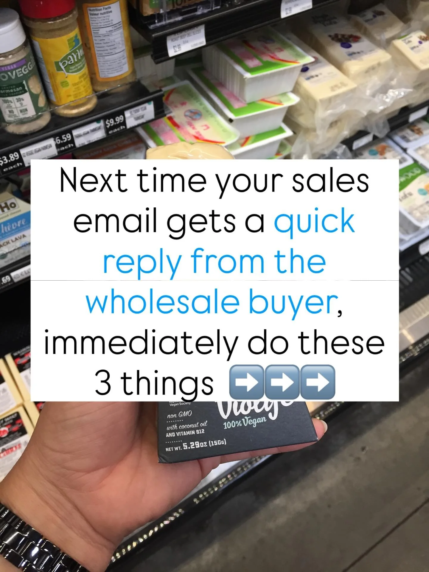 Got a sales email that WORKED? 👏🏼👏🏼👏🏼

➡️ Swipe for what to do next to double down on the win.

Then ⭐️ Comment 100 ⭐️ to get my 100 Buyer No&rsquo;s Cheatsheet - I&rsquo;ll outline allllll the reasons why a buyer says no to your product line (