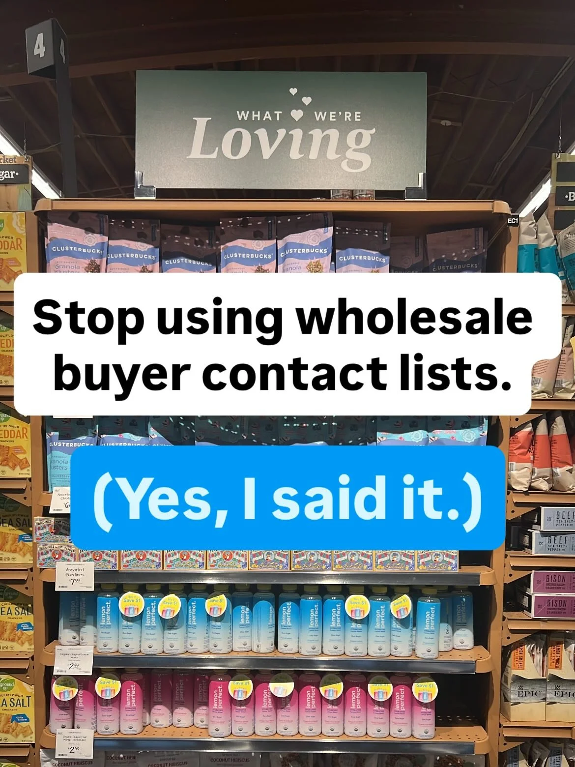 That Buyer email list is doing more harm than good for early stage brands. 😵&zwj;💫

You&rsquo;re not gonna like this one&hellip;

But I&rsquo;d rather you hear it from me than waste another minute using an outdated buyer contact list. 

✅ Getting y