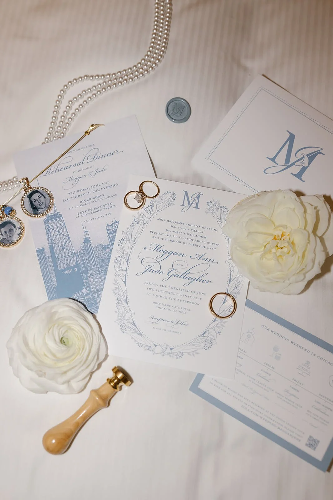 Printed materials, wax seal, and wax seal stamp