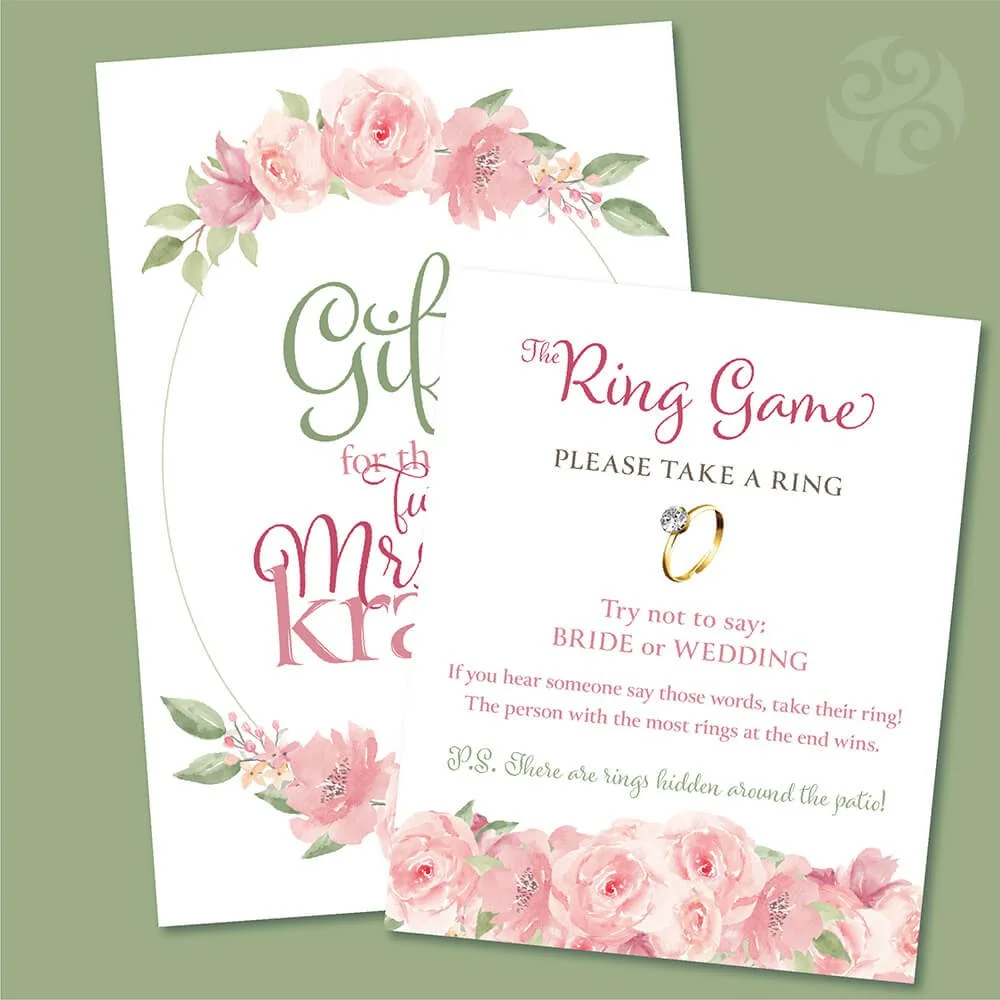 Bridal Shower signage