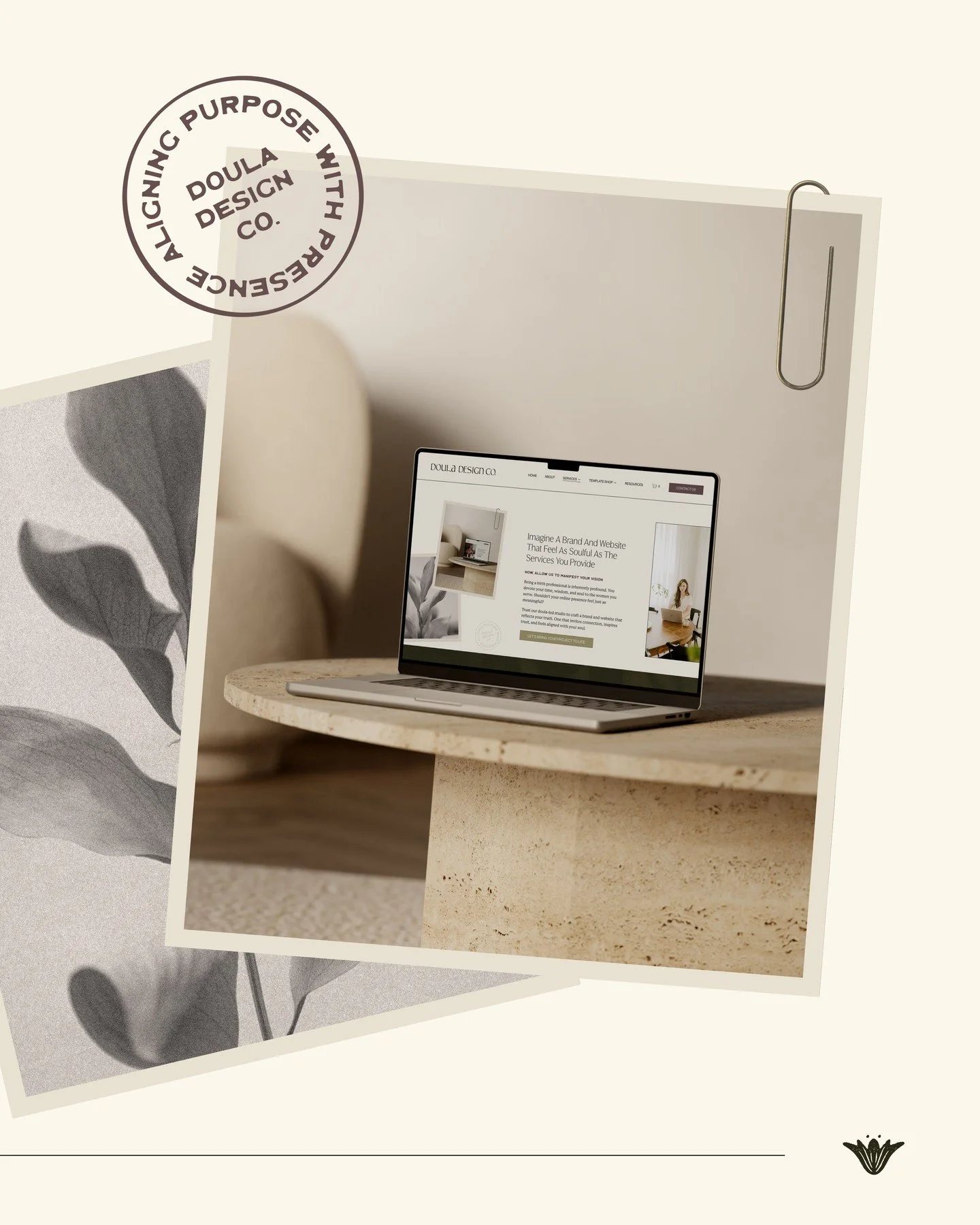 Doula Design Co. 2.0 has finally arrived earth side!

Much like preparing for the birth of a child, the past few months have been a quiet season of cocooning. 

Pouring love into our own studio was a true labor, but she&rsquo;s here. 

This project w