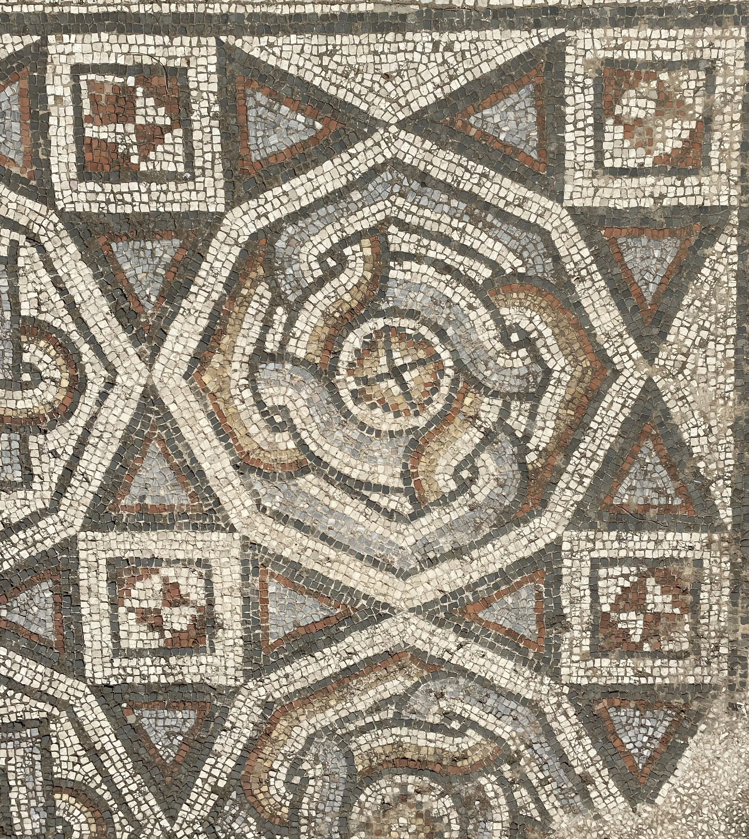 mosaic floor of the synagogue