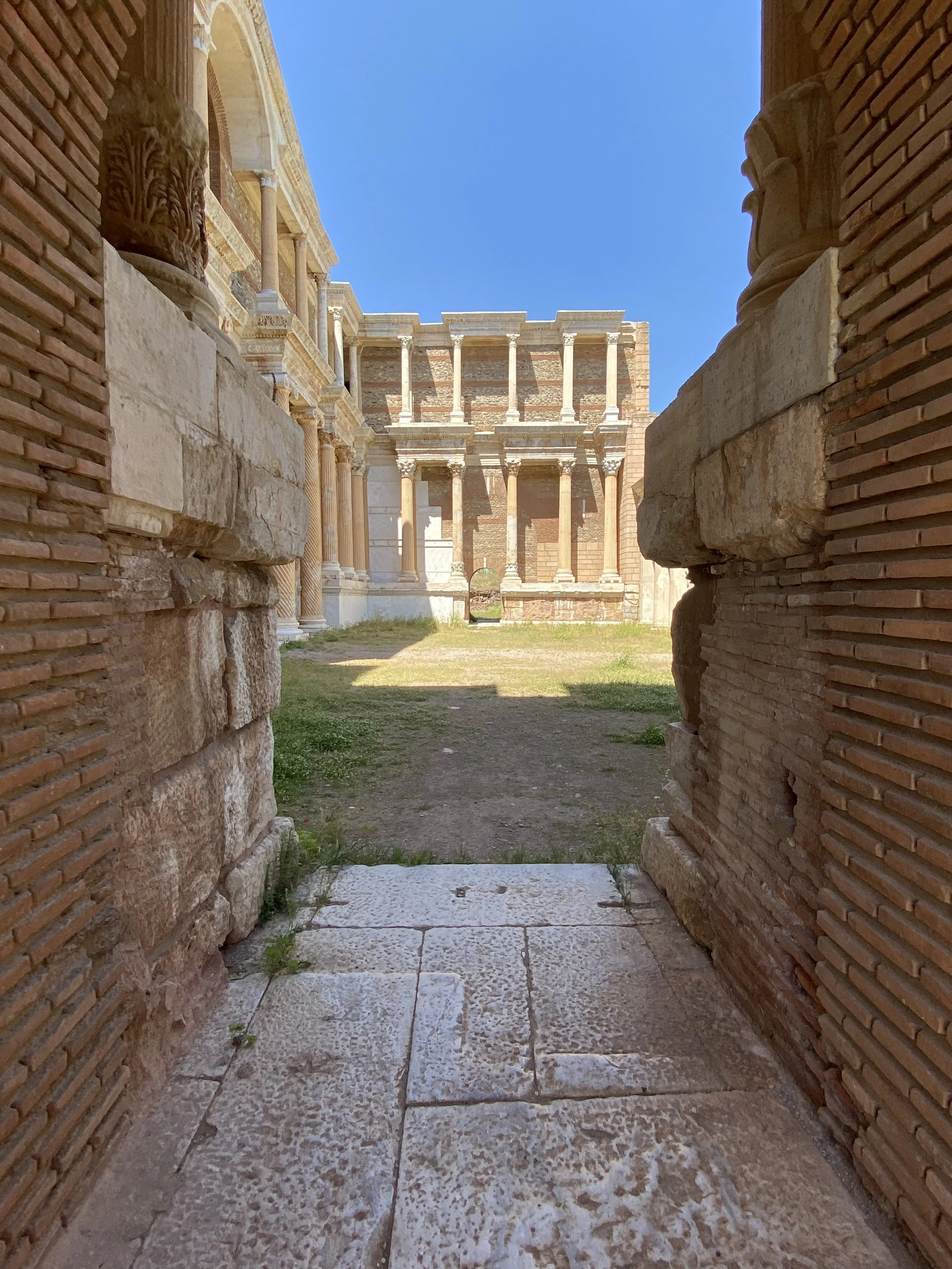 Restored marble court