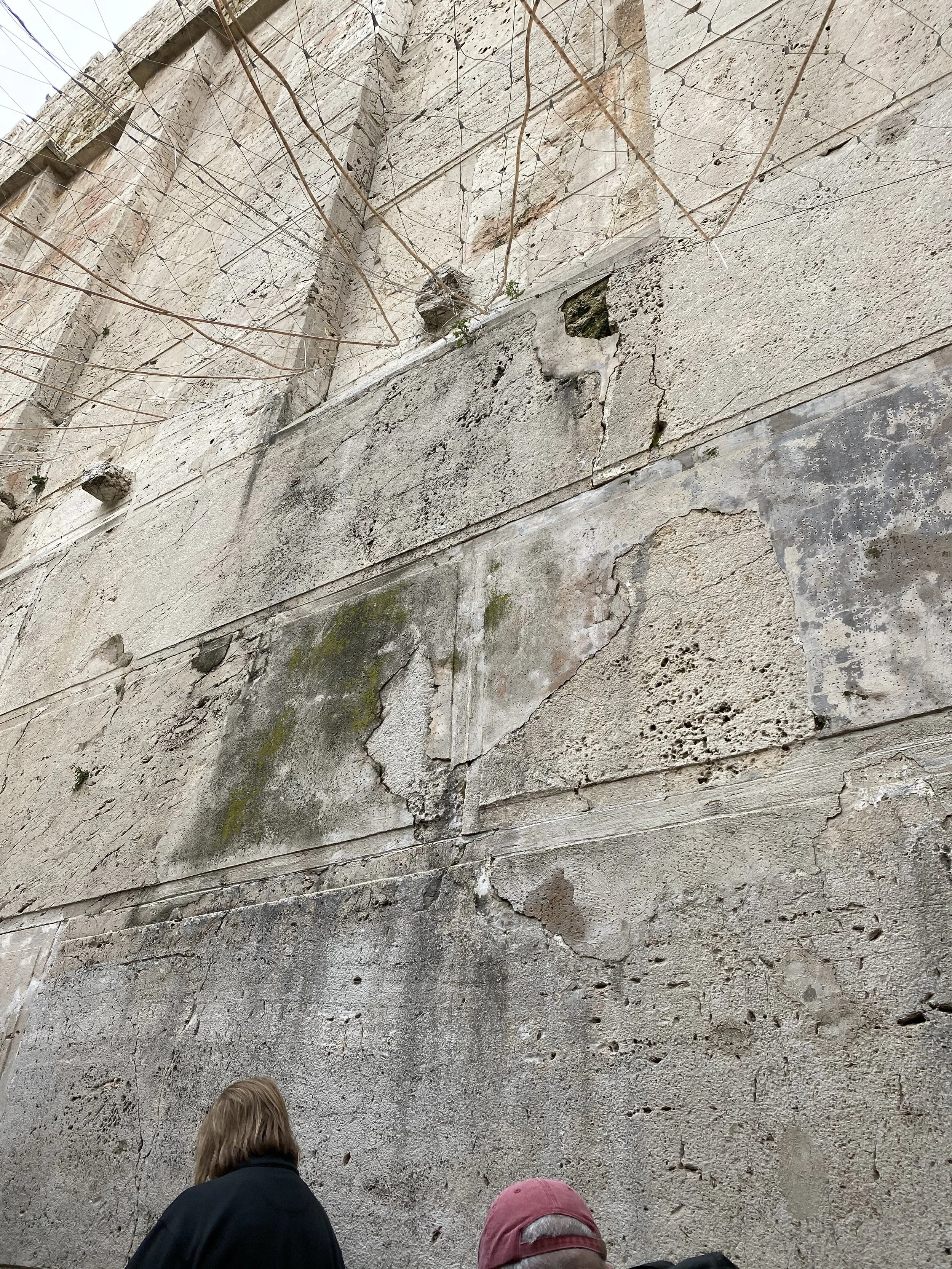 Note the ashlar stones - same Herodian construction as the Temple Mount