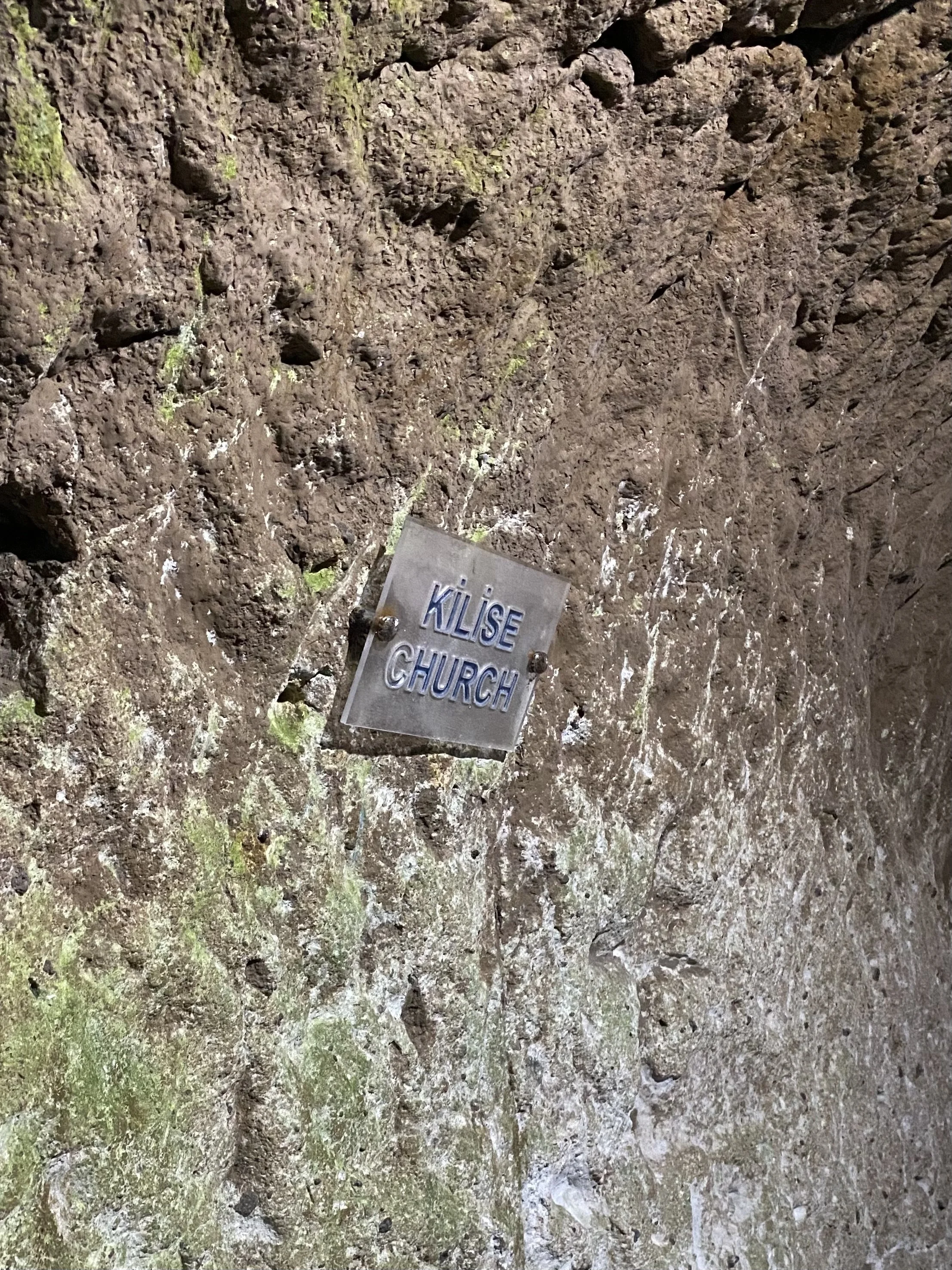 A cruciform shaped church in the lowest level of Derinkuyu