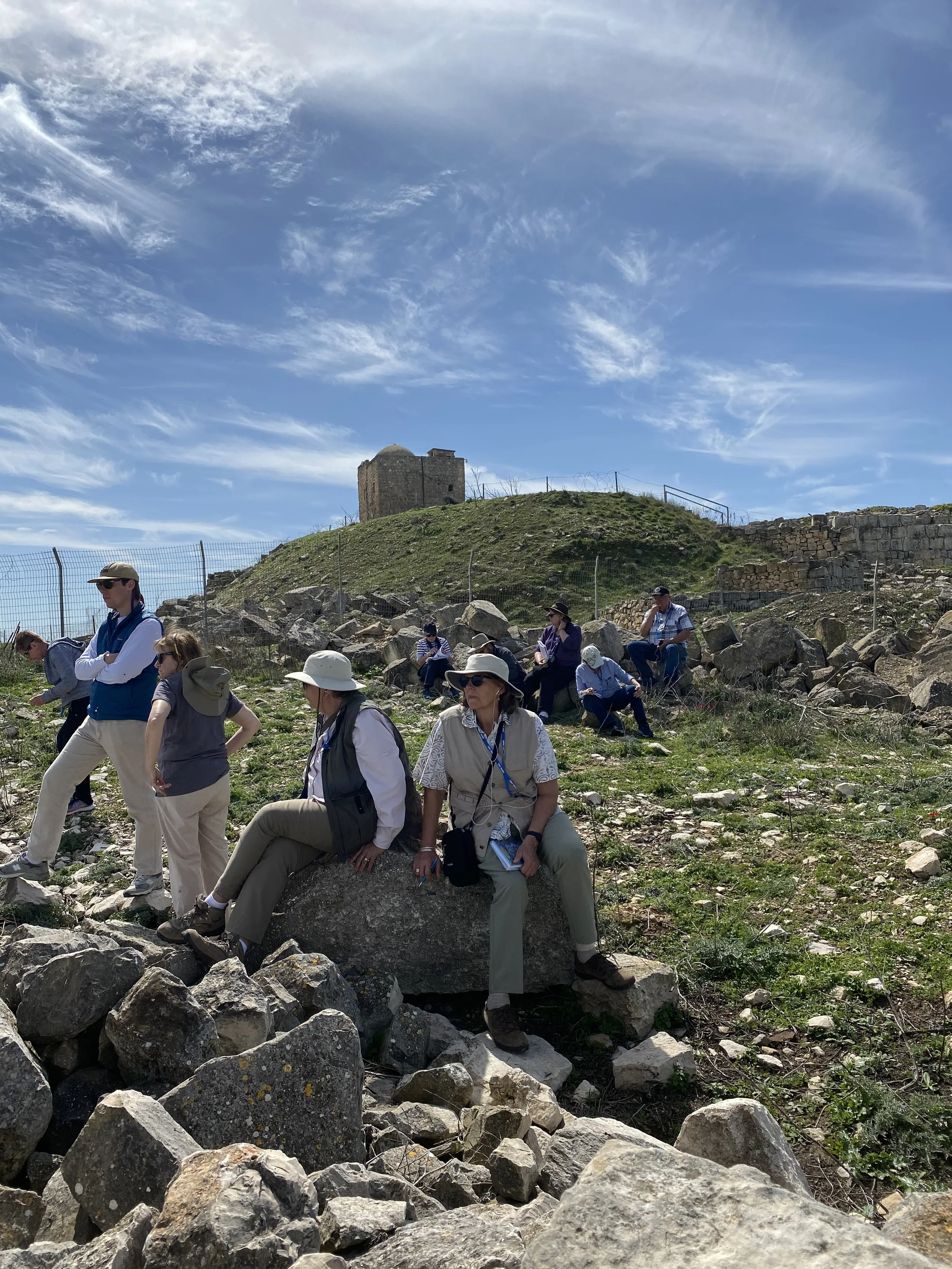 400's AD byzantine era church ruins on top of the site of the Samaritan temple