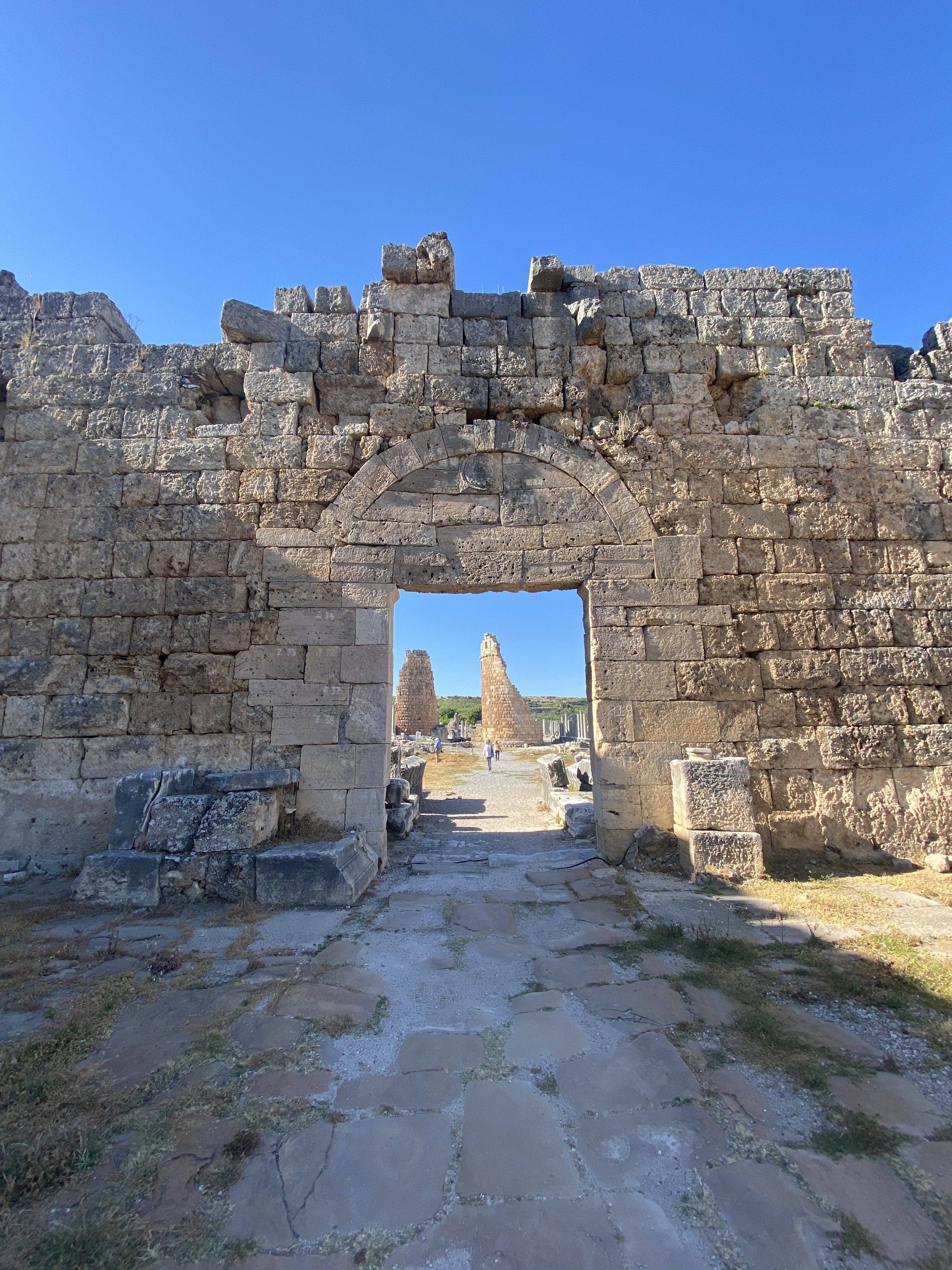 Hellenistic Tower Gates at Perga, Turkey