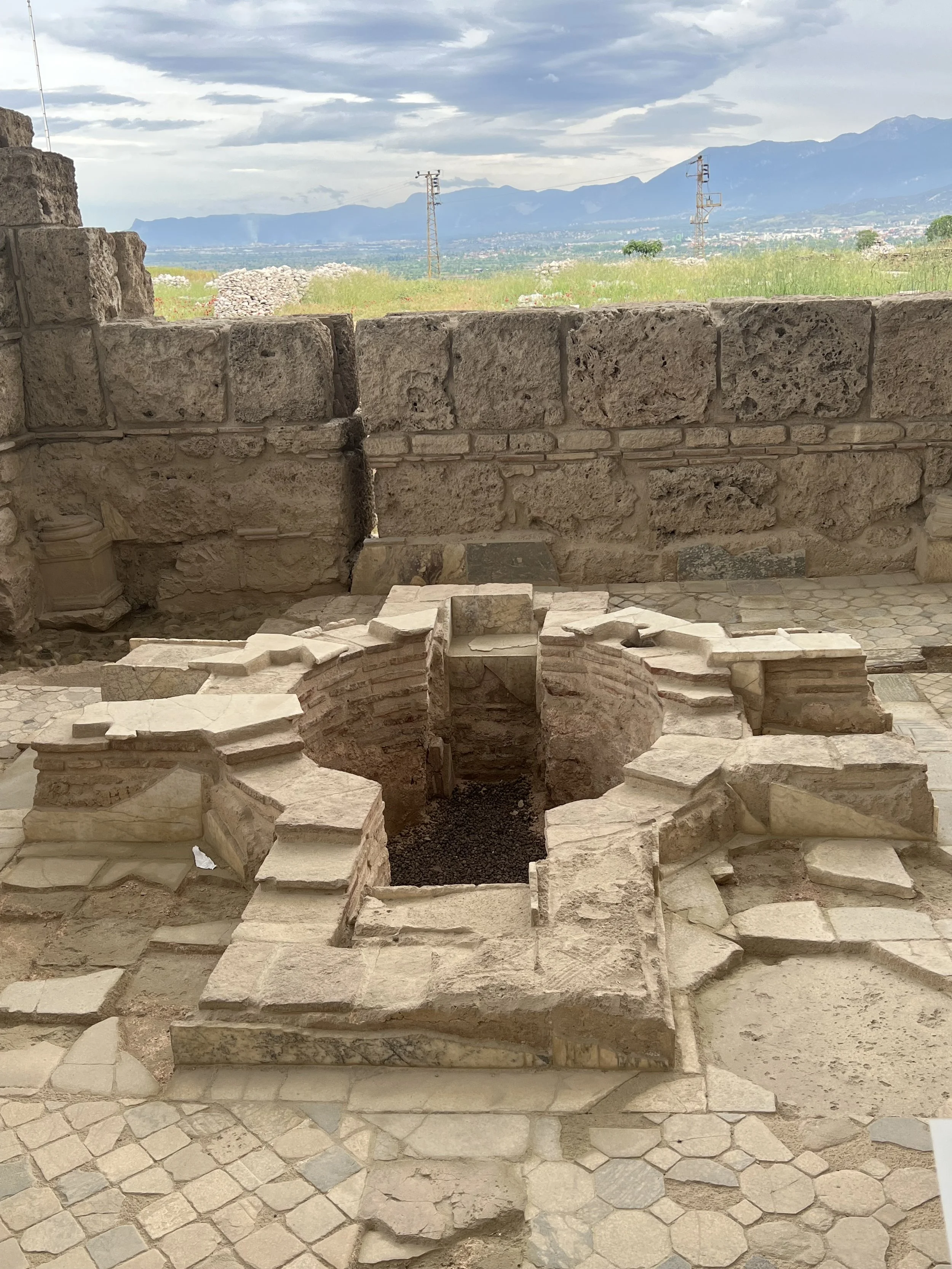 Baptistery in the great church at Laodicea