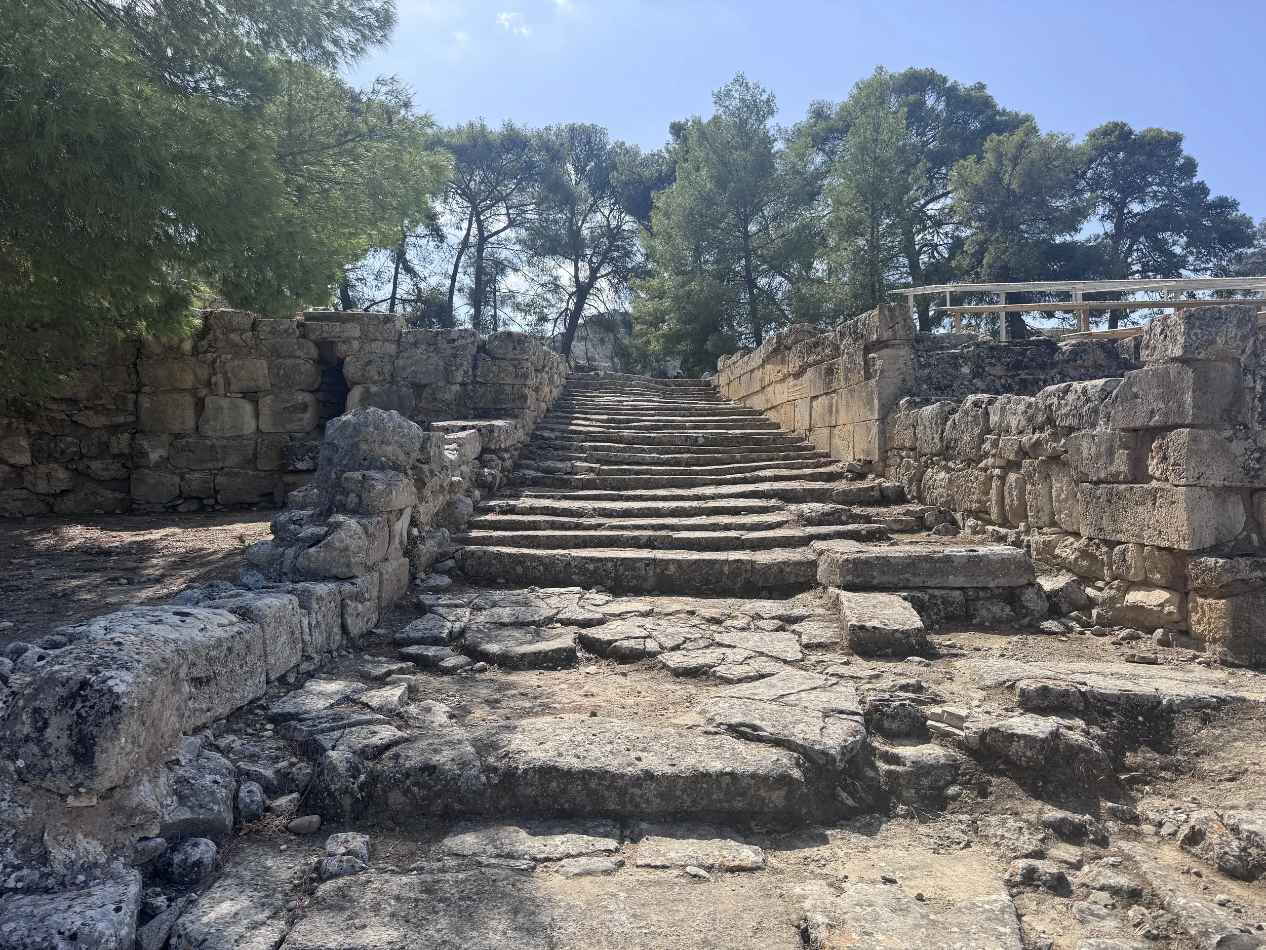 Grand staircase at Agi Triada