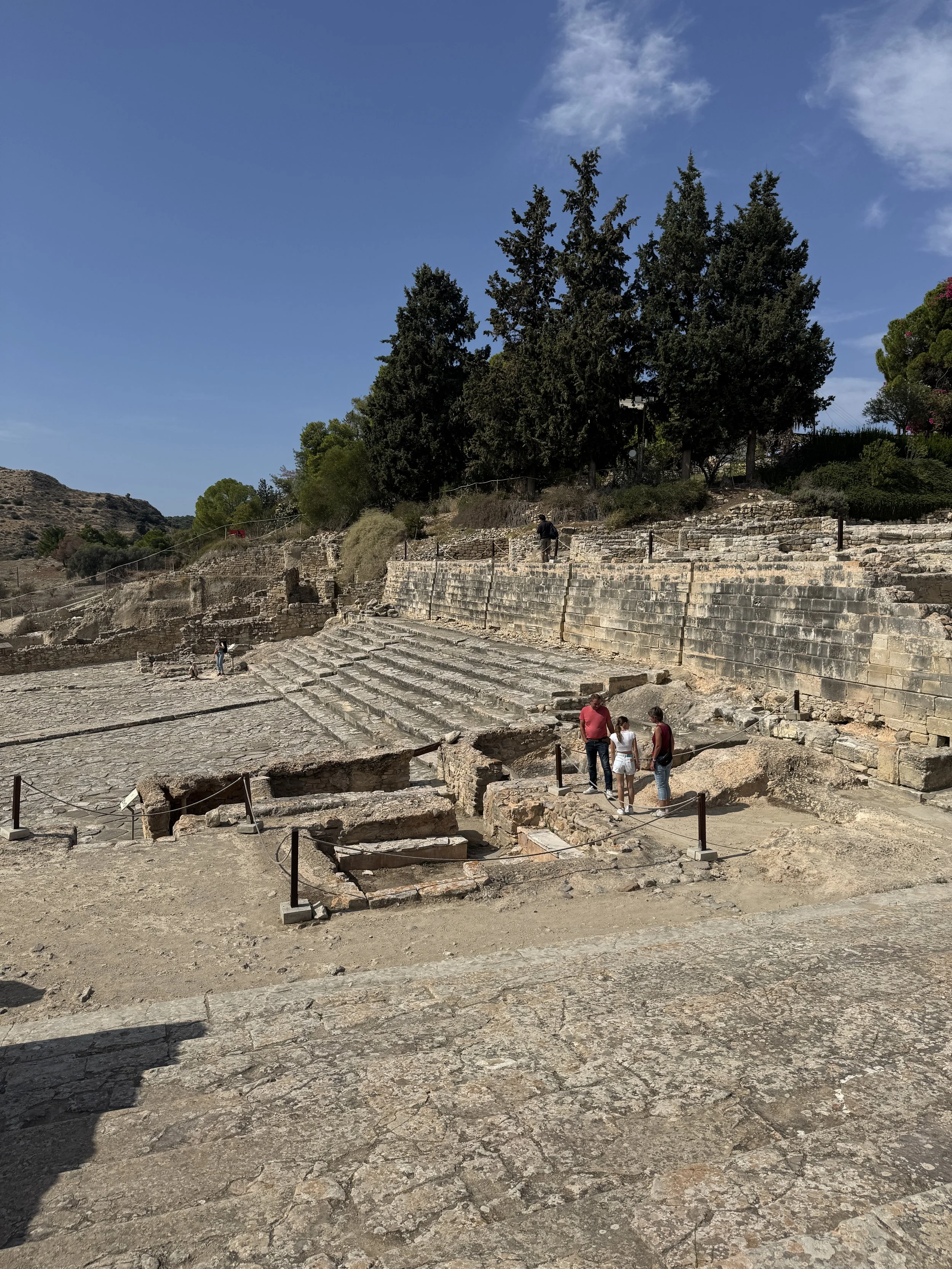 Grand staircase at Phastos, Minoan palace