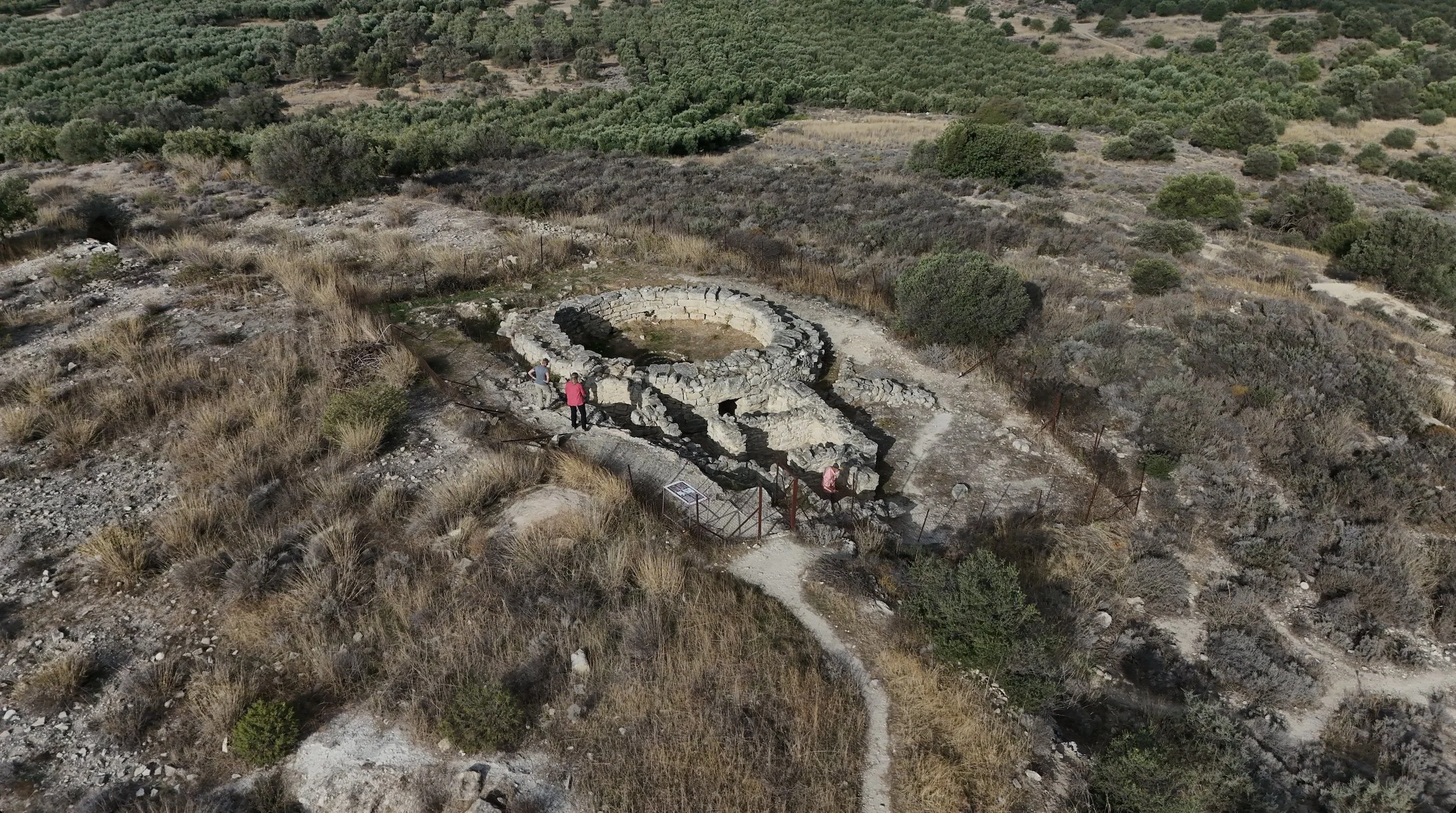 Tholos (circular) Minoan tomb