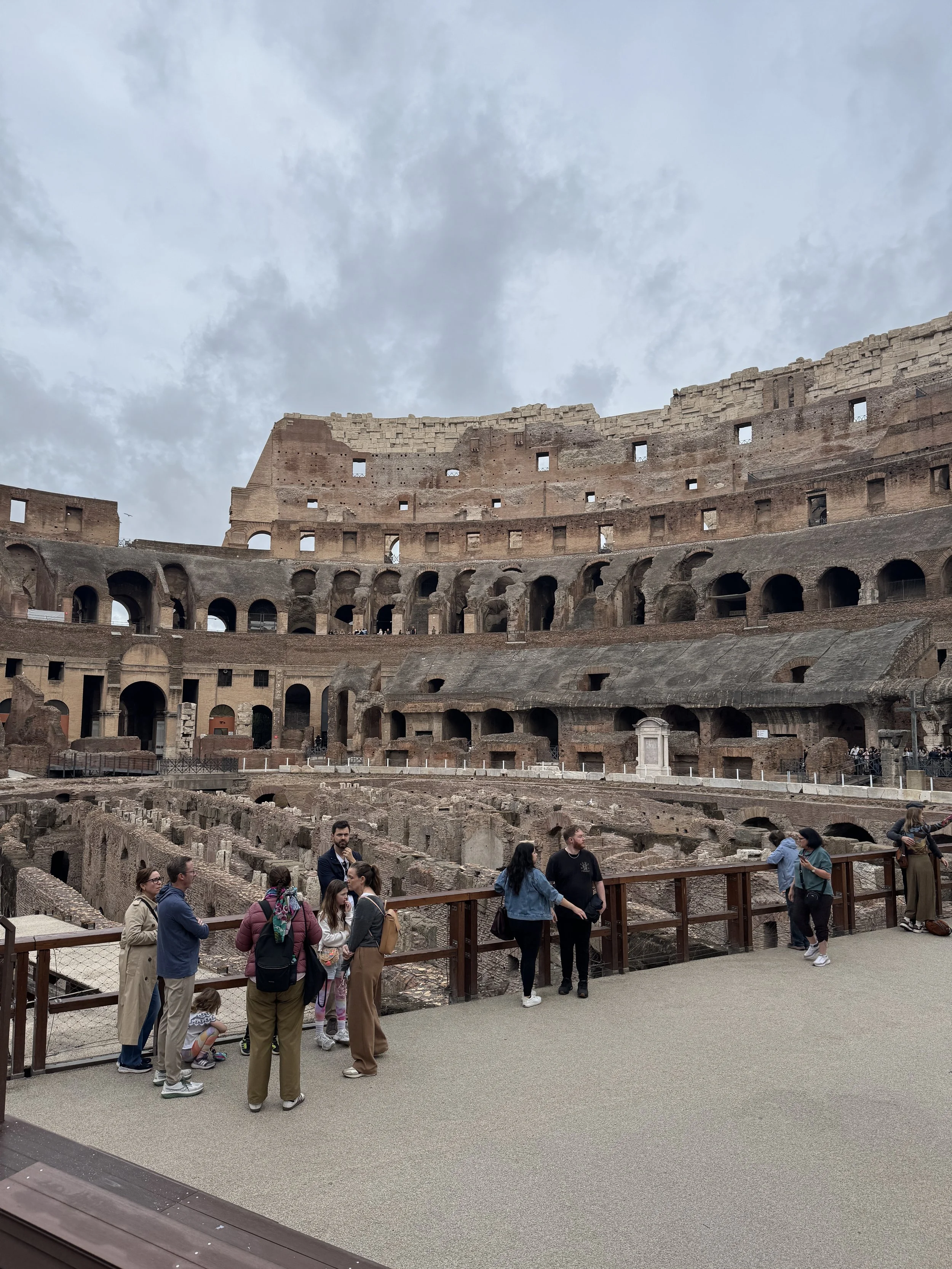 The colosseum floor