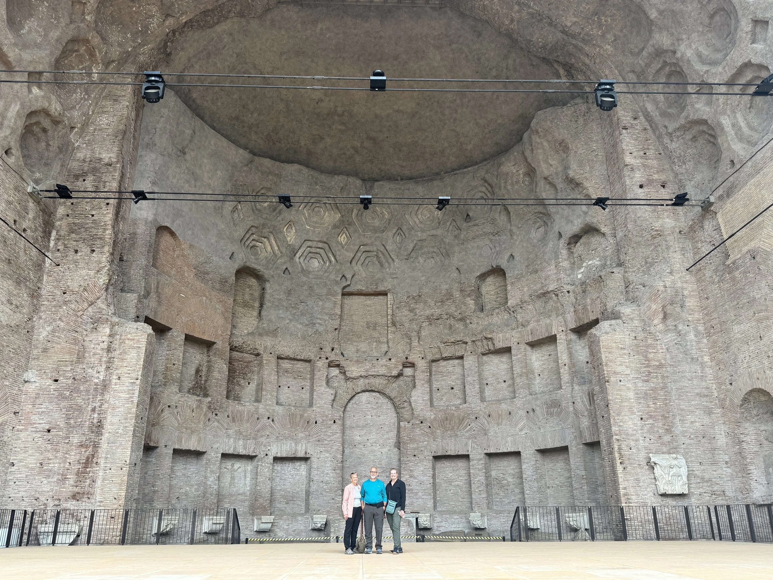 The basilica of Maxentius in the forum