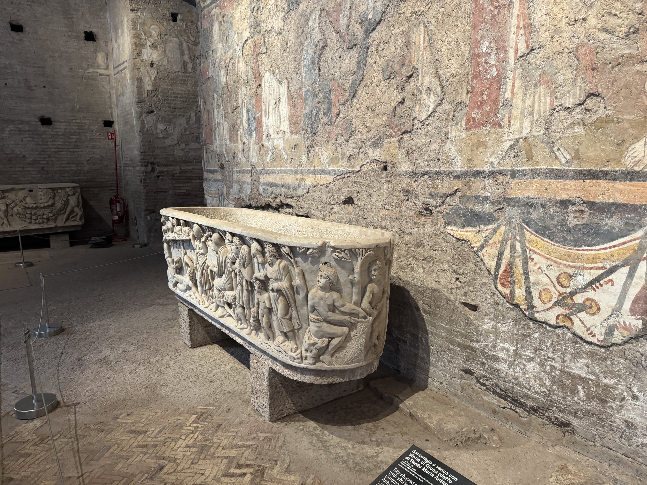 Gorgeous frescos still survive in Santa Maria Antiqua