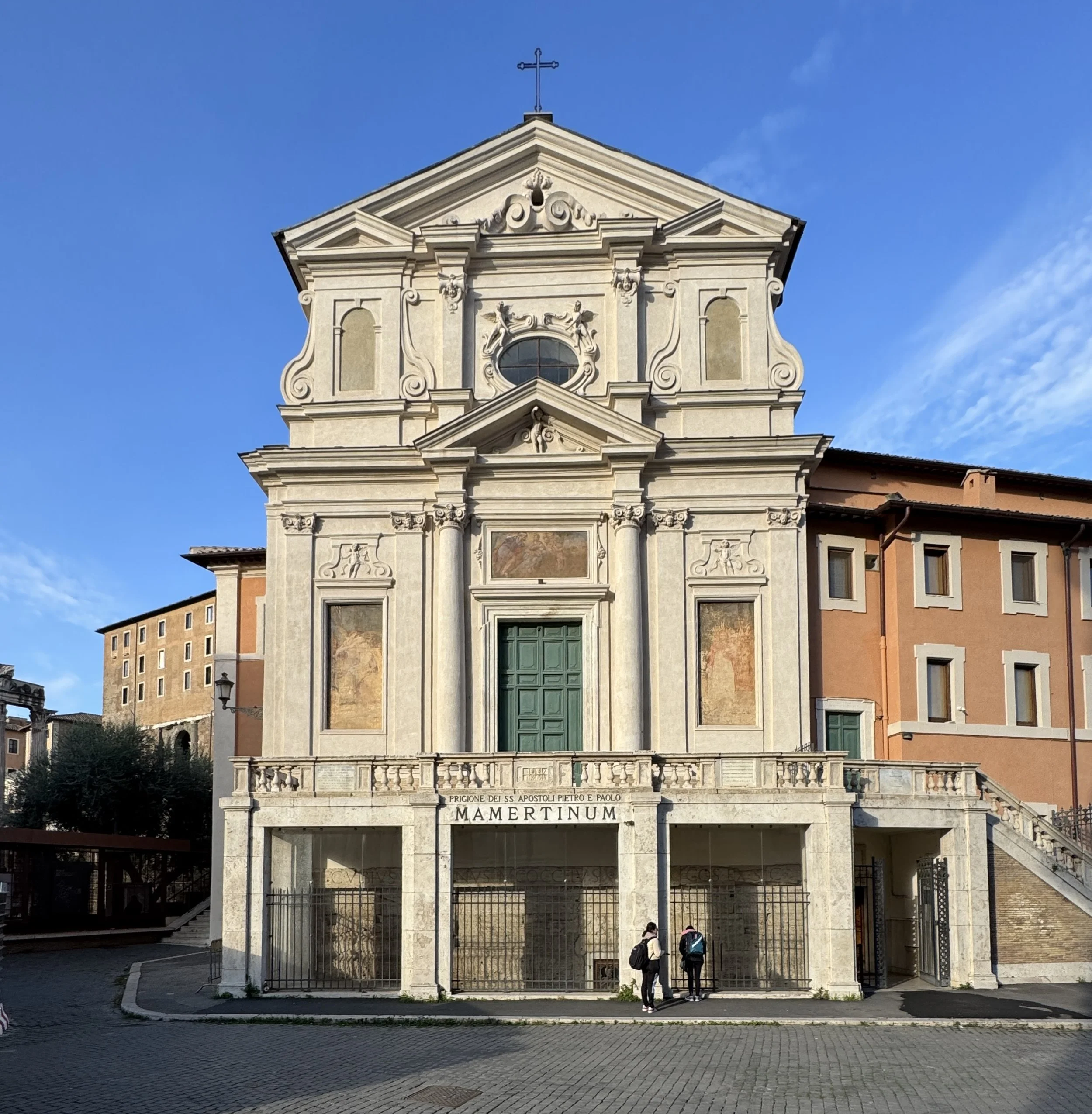 Mamertine Prison and the Church of San Giuseppe del Falegnami, Rome