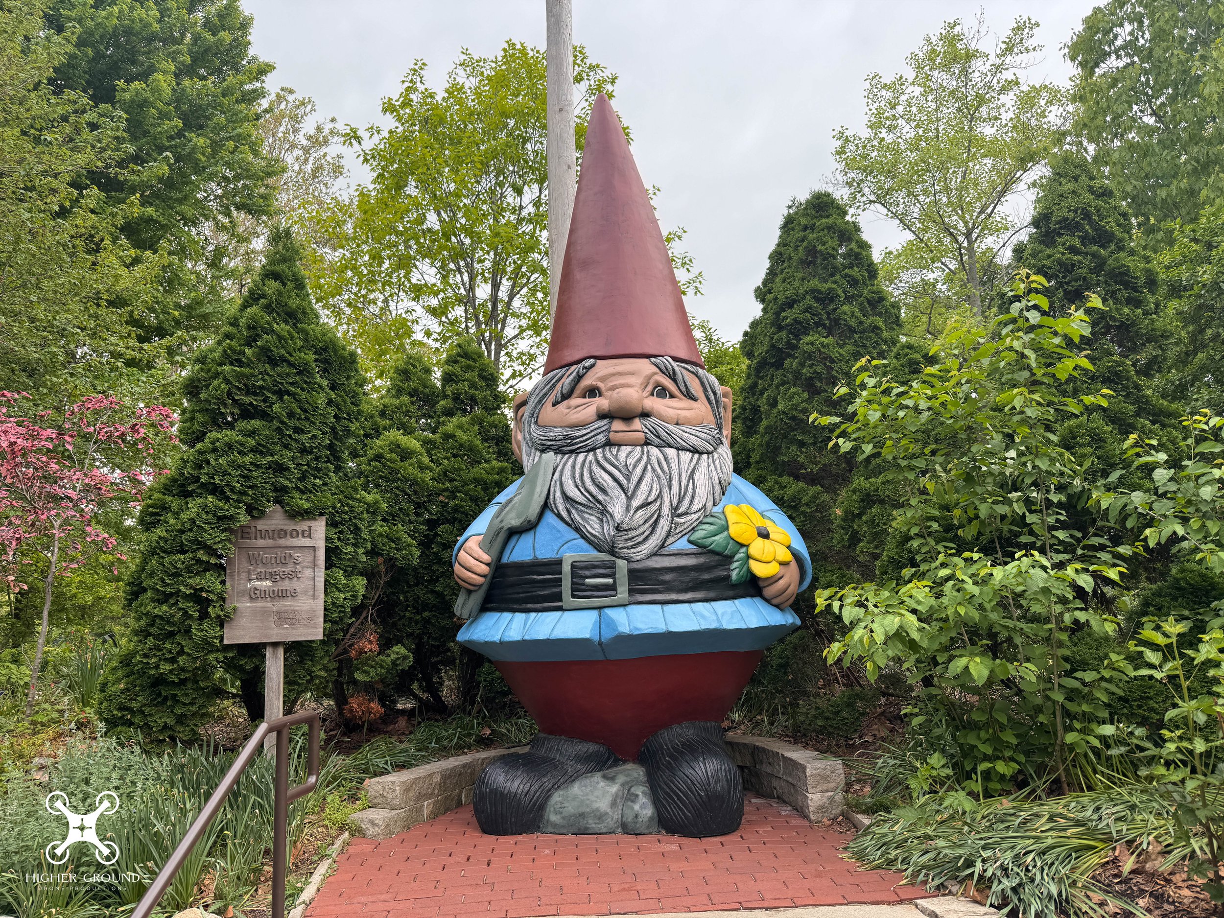 It’s not every day you find a garden gnome this big!! Elwood!