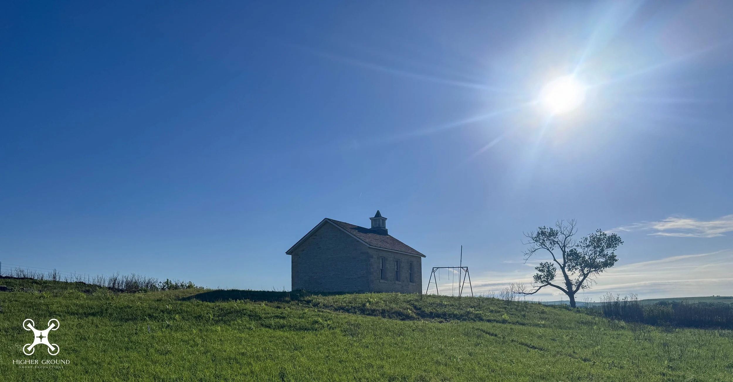 The “One Room School House” in Tallgrass Prairie National Preserve