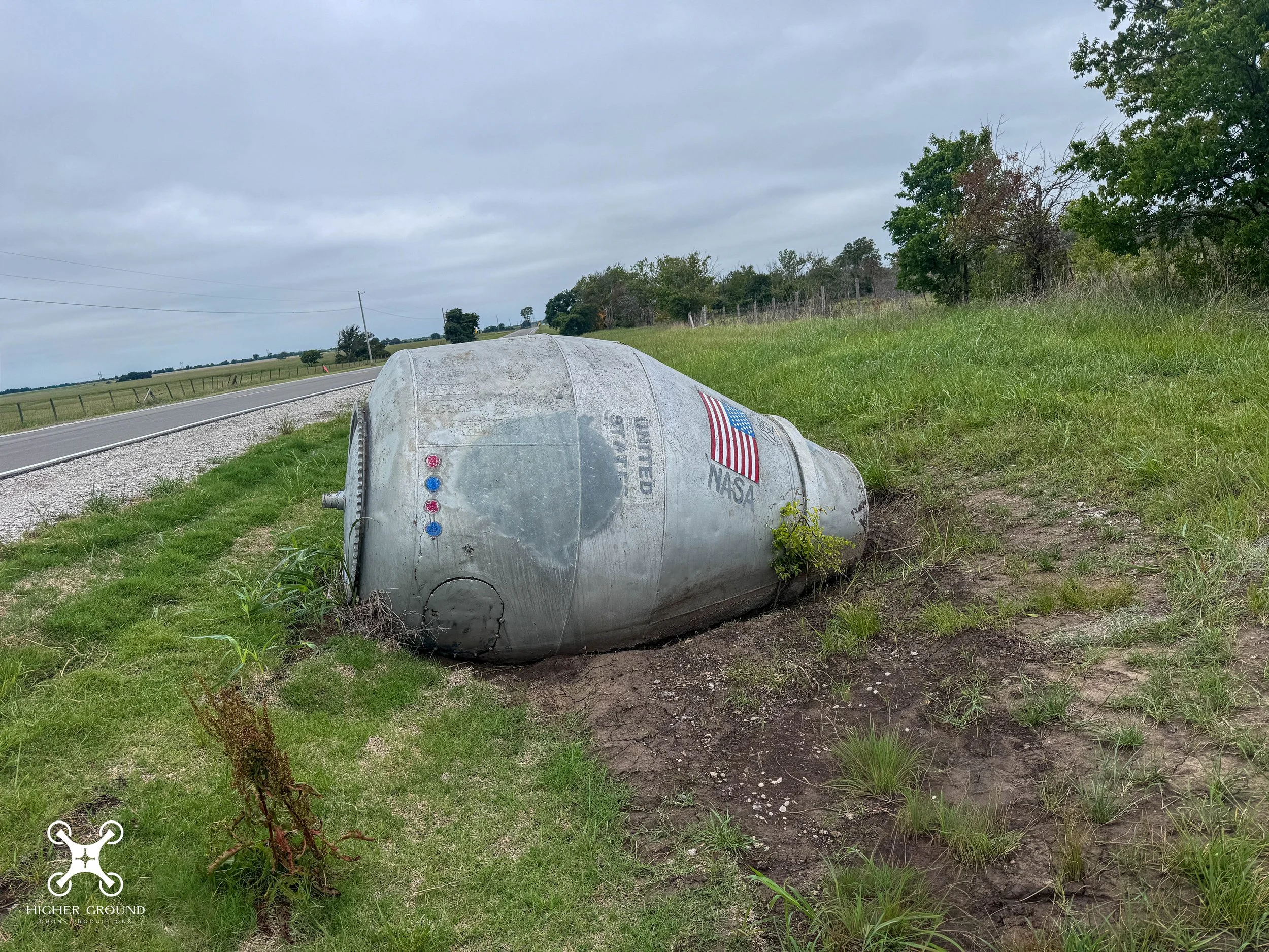 Concrete Mixer or NASA Space Capsule?