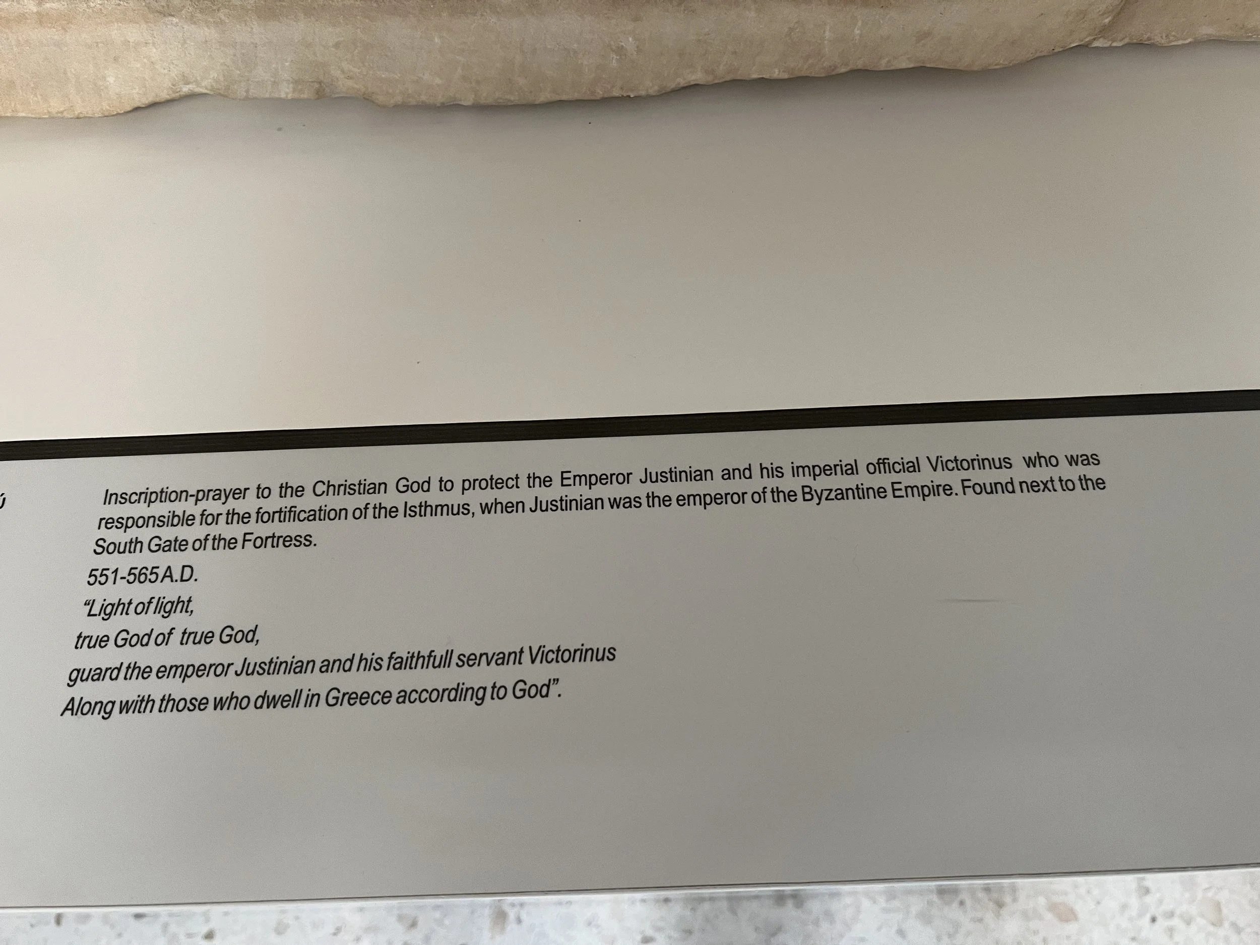 Christian inscription 