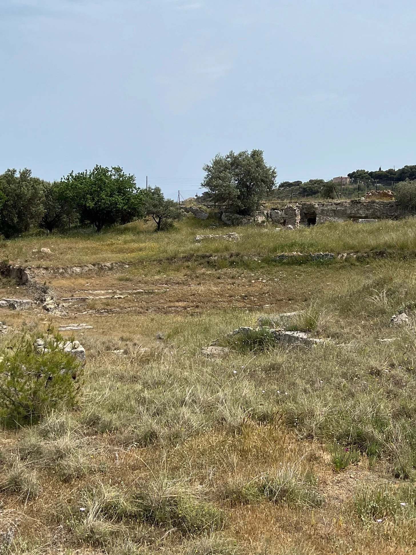 remains of a theater. 