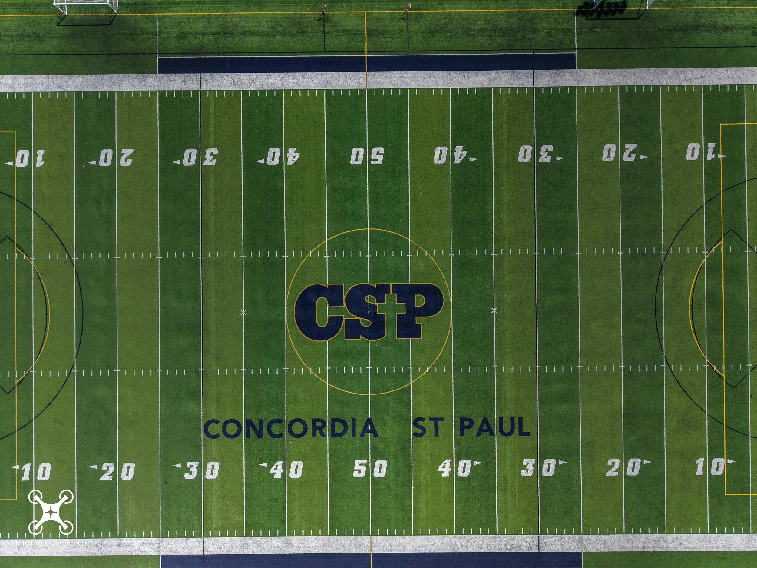 I love a good football field from above…