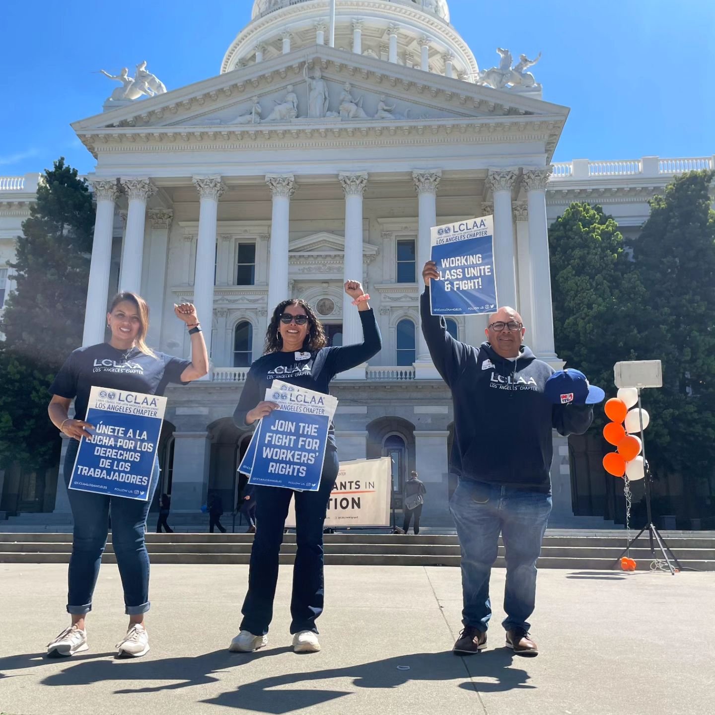 Last Tuesday @lclaalosangeles Chapter visited Capital Building in Sancramento, California, to advocate for access to health care for immigrants and Immigration issues. By advocating on these matters, we are giving a voice to our hermanos and hermanas