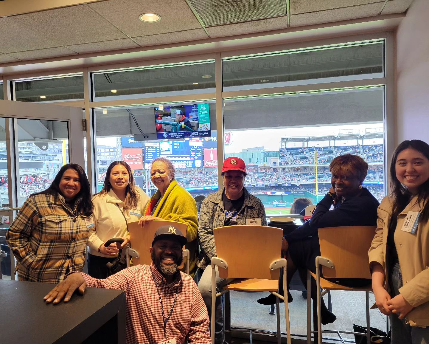 It's always so nice to share with our hermanos y hermanas from @aprinational #gameday #natitude #union #unionstrong #thursday @dodgers @nationals #washingtondc