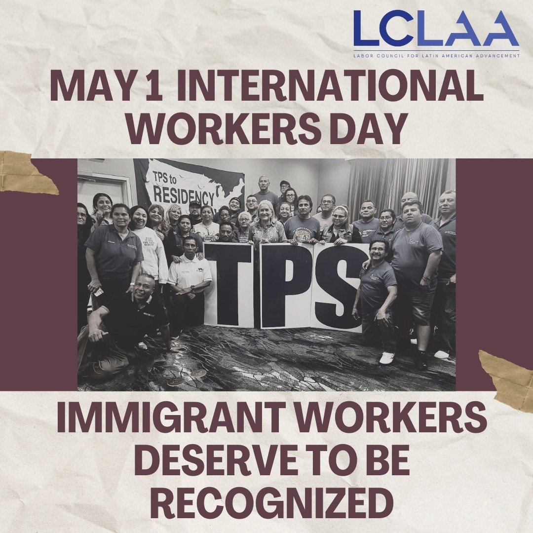 We salute and honor the backbone of nations: Immigrant Workers, whose resilience and contributions fuel the heartbeat of progress on International Workers' Day  #InternationalWorkersDay #ImmigrantWorkers #LatinoWorkers #Solidarity