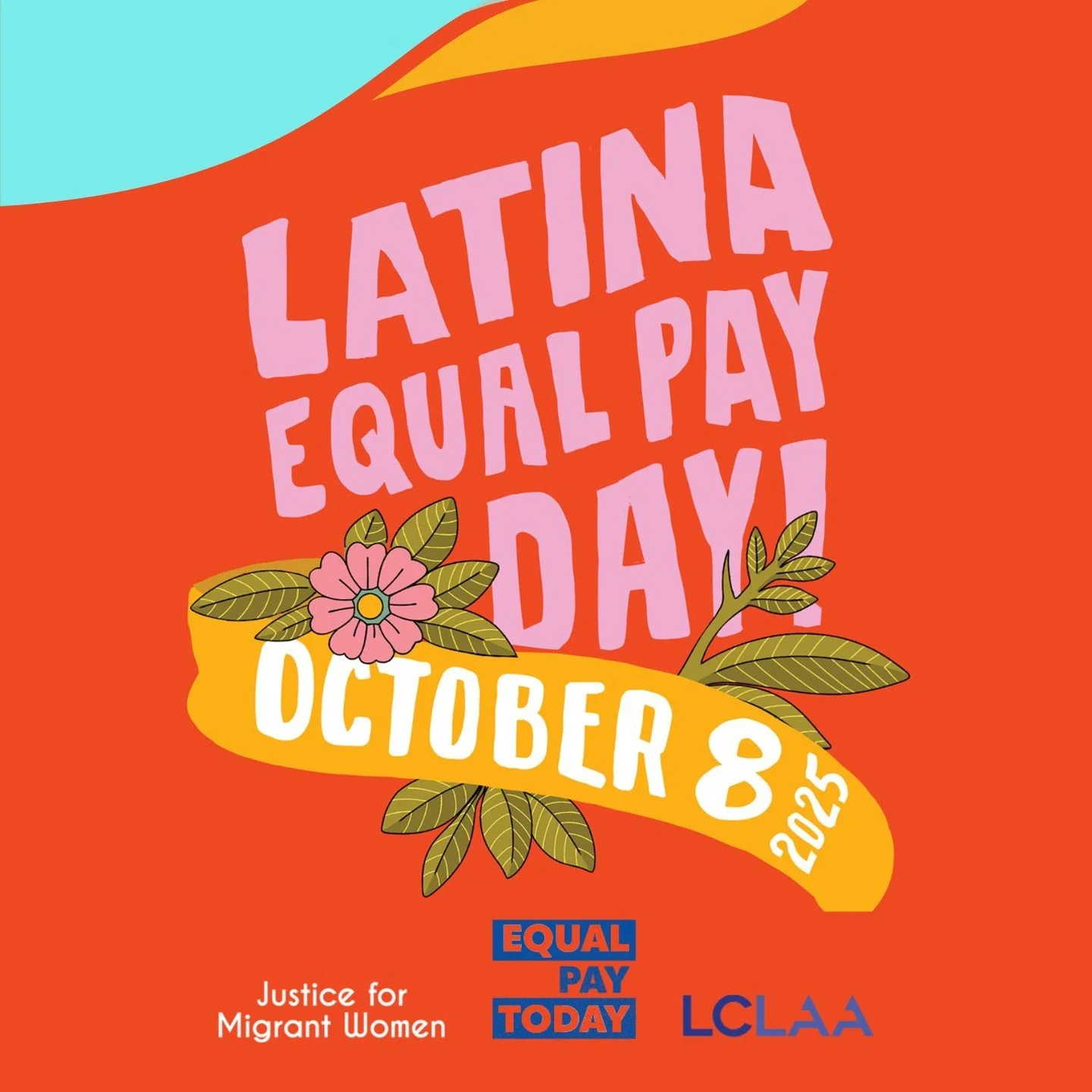 📢 Save the Date: Latina Equal Pay Day 📢
On October 8th, we unite to demand justice for Latina workers and fight for the economic security and safety of our communities.
💻 Join our Social Media Storm at 2 pm ET / 11 am PT
📲 Follow and use #LatinaE