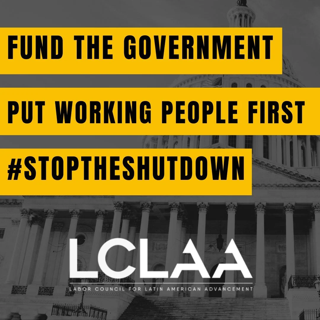 Federal workers and their families are being hurt by the shutdown. No one should lose their job or paycheck because of political gridlock. It&rsquo;s time to end the shutdown and protect working families. 
Read our statement: https://bit.ly/4og2YPp
✊