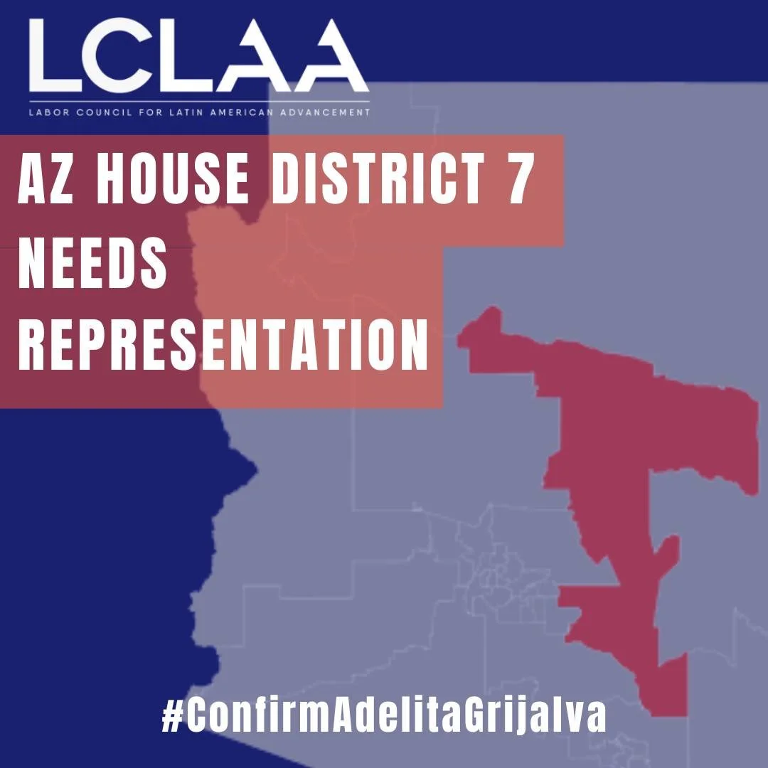 Tuesday, October 14th, marks 21 days without representation for Arizona&rsquo;s 7th District. There is no reason to delay swearing in Adelita Grijalva. Working families deserve a voice in Congress&mdash;now. Read our Statement here: https://loom.ly/4