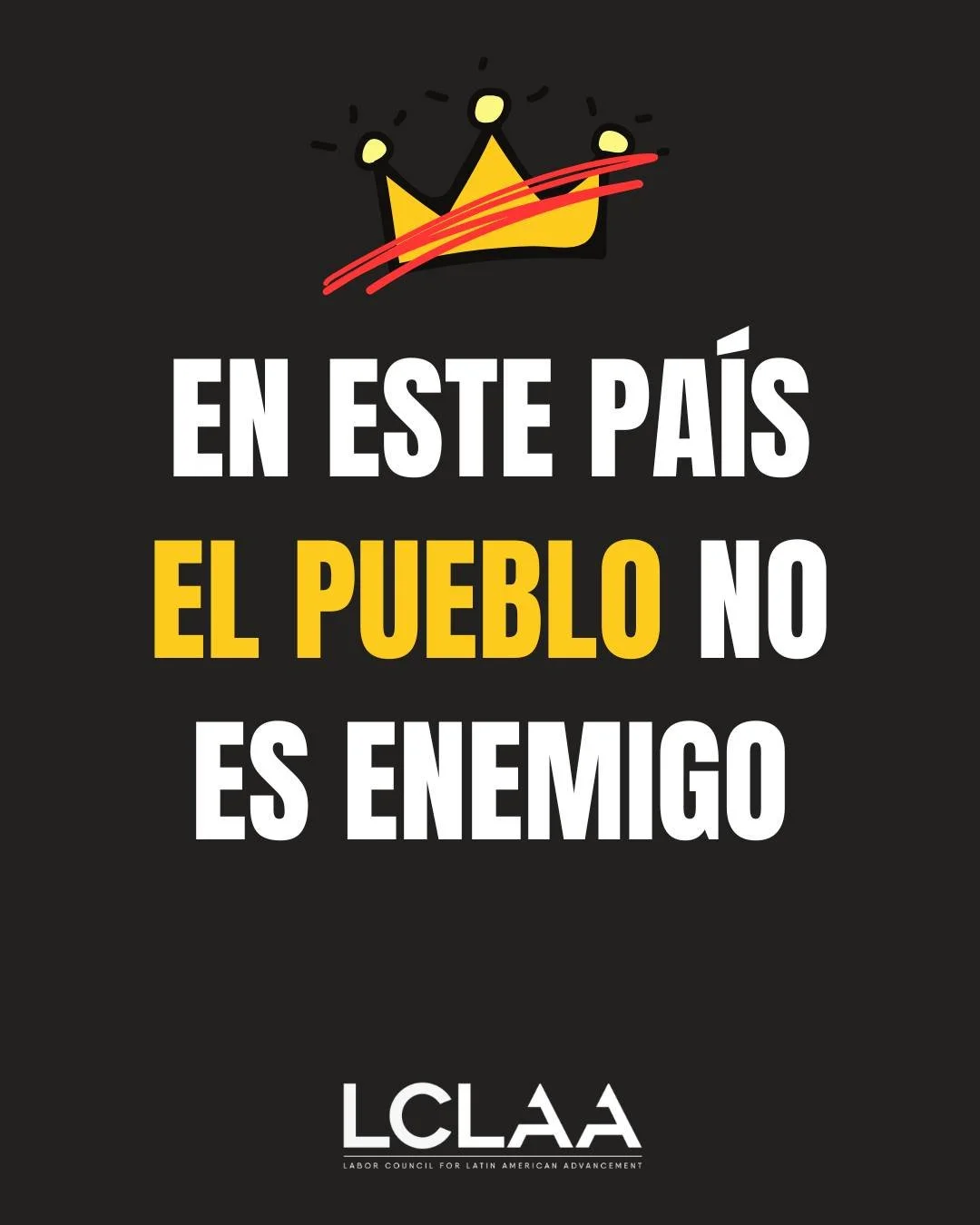 El poder político nunca debe utilizarse para atacar al pueblo, dividirlo o tratar a las personas como enemigos del Estado. ¡El pueblo no es el enemigo!

Sin embargo, hoy seguimos viendo prácticas injustas que afectan a nuestras co