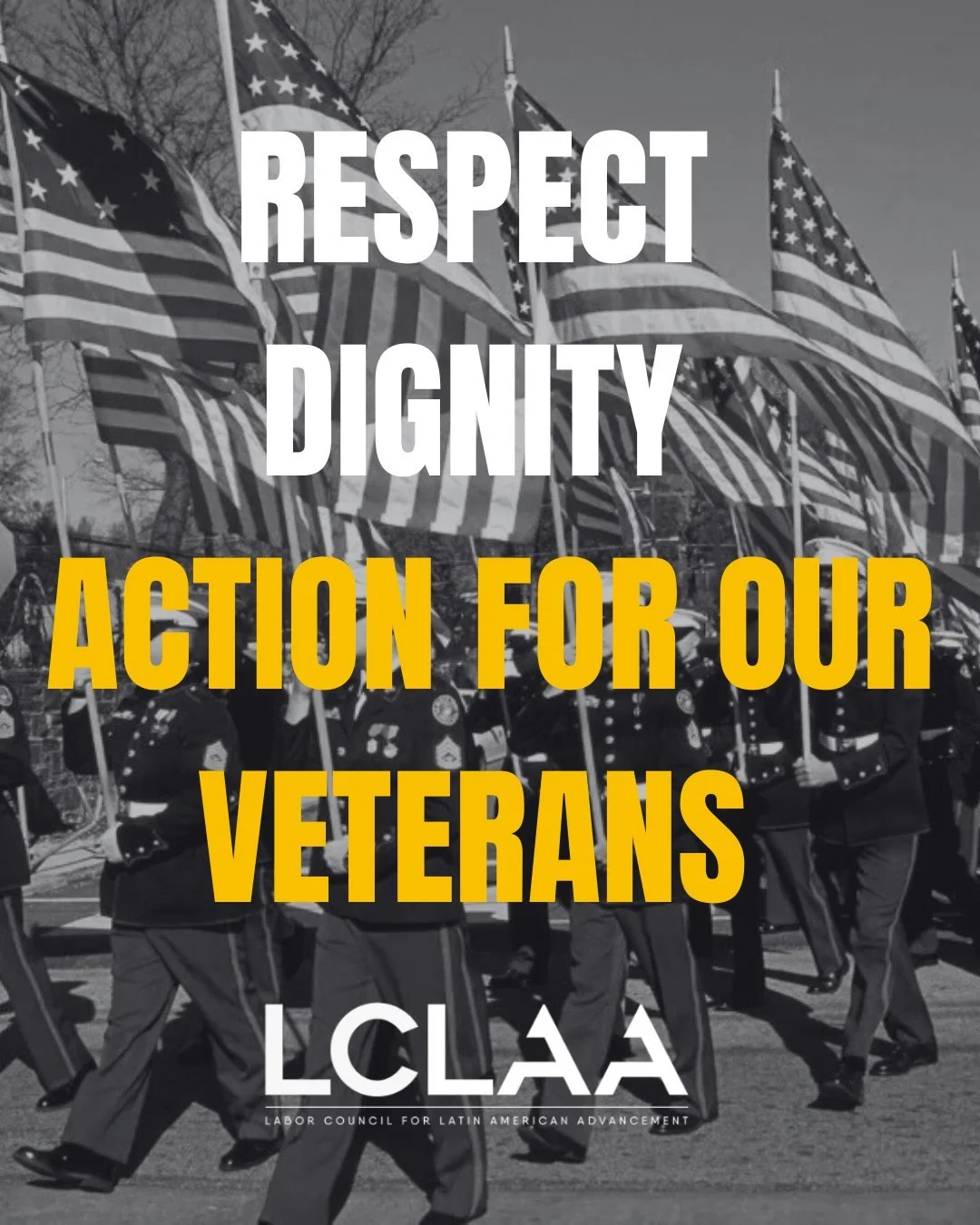 Our heroes deserve dignity, respect, and stability&mdash;not uncertainty and neglect. This Veterans Day, we stand with Veterans and their families who are facing a crisis, and those who experienced the negative effects of the recent government shutdo