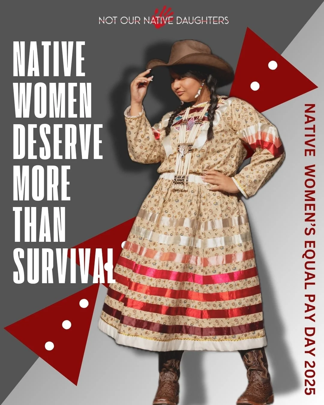 Las mujeres indígenas merecemos algo más que sobrevivir: merecemos igualdad, seguridad y respeto. Durante demasiado tiempo, nuestro trabajo ha sido infravalorado y nuestras voces pasadas por alto. Incluso con estudios superiores y títulos avanzados, seguimos estando mal pagadas.
#EquidadParaLasMujeresNativas