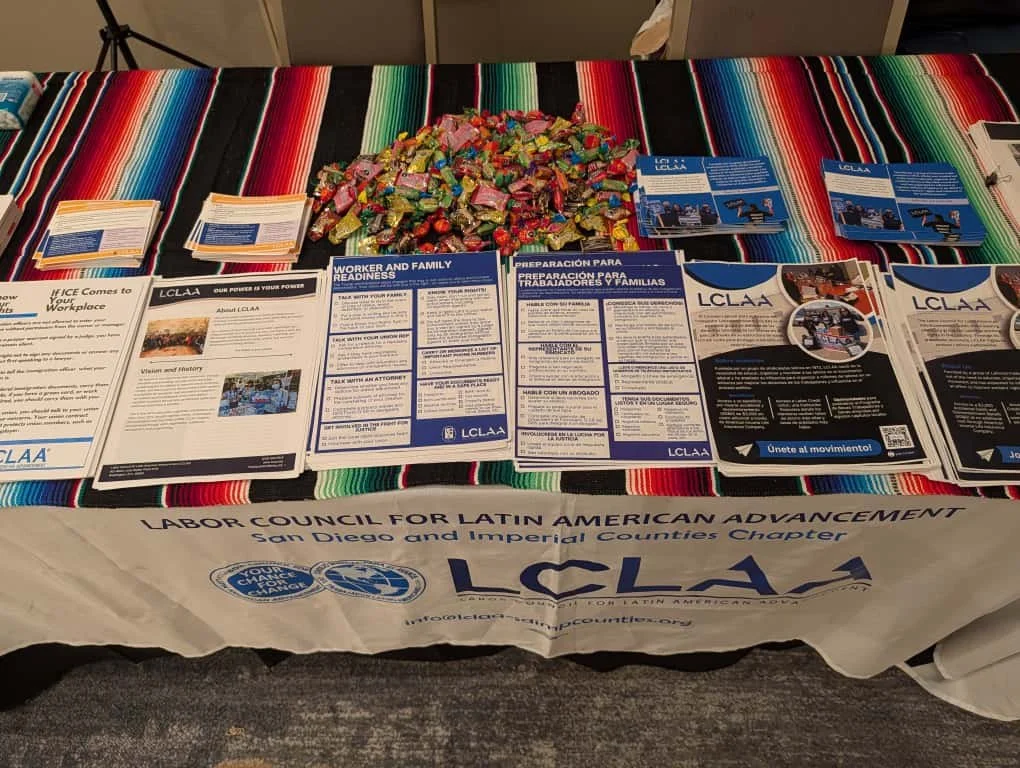 From empowering conversations to distributing vital educational resources, the LCLAA San Diego &amp; Imperial Counties Chapter showed up strong at the CLUW 23rd Biennial Convention in San Diego! 💪📚
We remain committed to uplifting and supporting ou