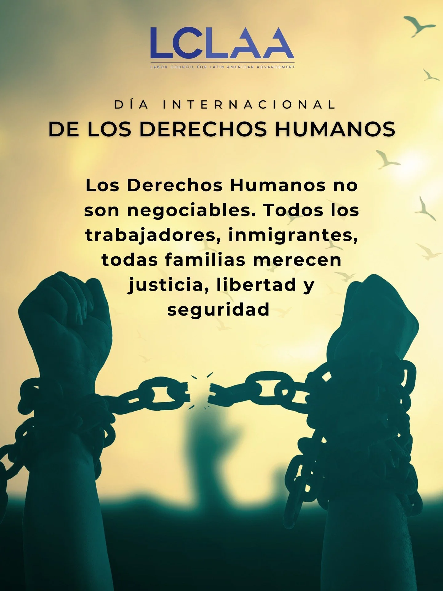 ✅ En el #D&iacute;ainternacionalDeLosDerechosHumanos reafirmamos que los derechos humanos son esenciales todos los d&iacute;as, en cualquier parte del mundo. Hacemos un llamado a la protecci&oacute;n, por la justicia y la dignidad de todos los trabaj