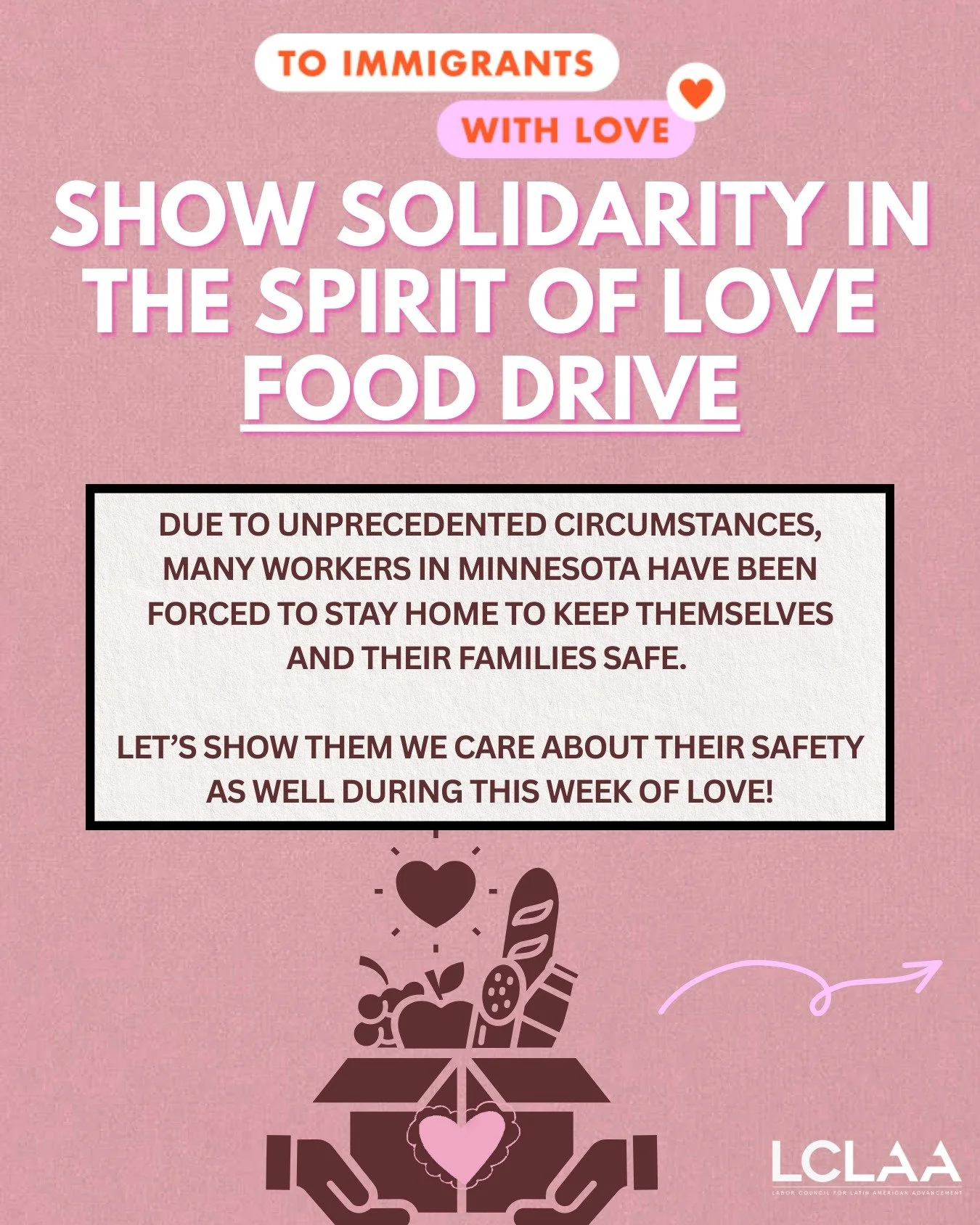 🙏 When one family is in crisis, we all show up. 
🚨 Immigrant workers are facing heightened enforcement that has left many afraid to leave their homes. For families who rely on daily wages, even a few missed days of work can mean empty kitchens. Thr