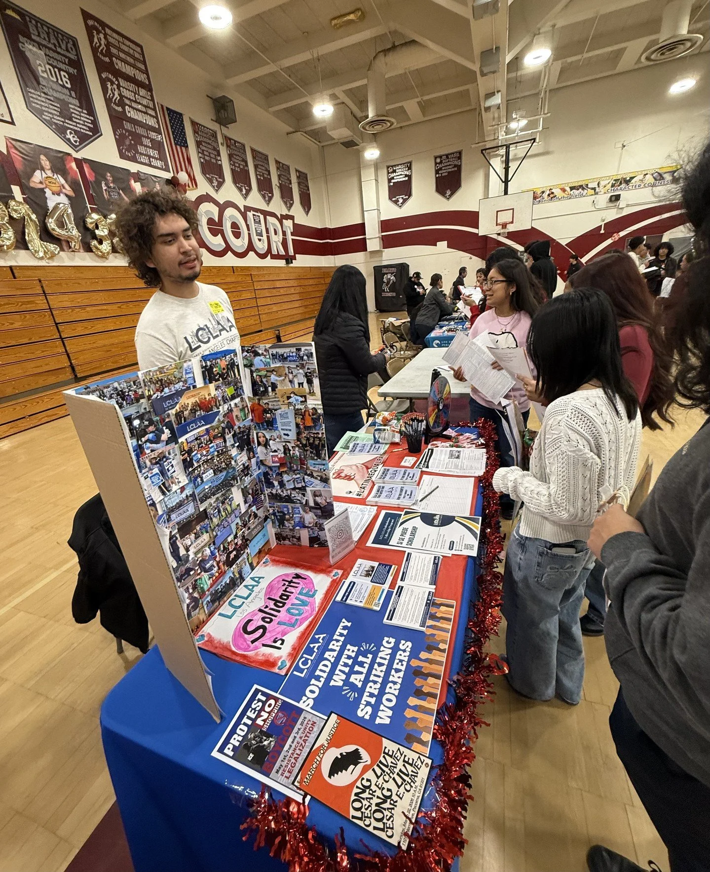 📣 During our Week of Action, LCLAA Los Angeles Chapter proved that #SolidarityIsLove. Together, we uplift and protect immigrant families through unity and action. 💛 #ToImmigrantsWithLove