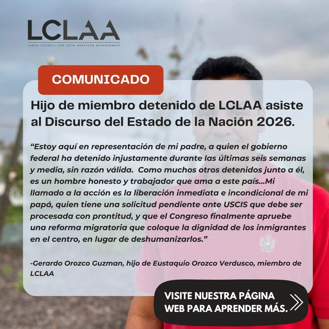 Esta noche, Gerardo Orozco Guzm&aacute;n asiste al Discurso del Estado de la Naci&oacute;n llevando consigo la historia de su padre, mientras su padre, Eustaquio Orozco Verdusco, permanece injustamente detenido.

✊🏽 LCLAA se mantiene en solidaridad 