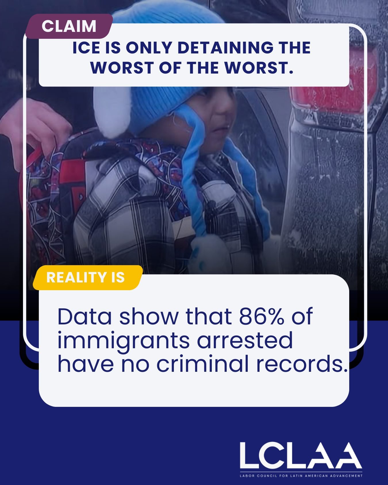 When leaders say, &ldquo;We&rsquo;re targeting the worst of the worst,&rdquo; the American people envision individuals convicted of serious violent crimes.

But the data tells a different story: the vast majority of detained immigrants have no violen