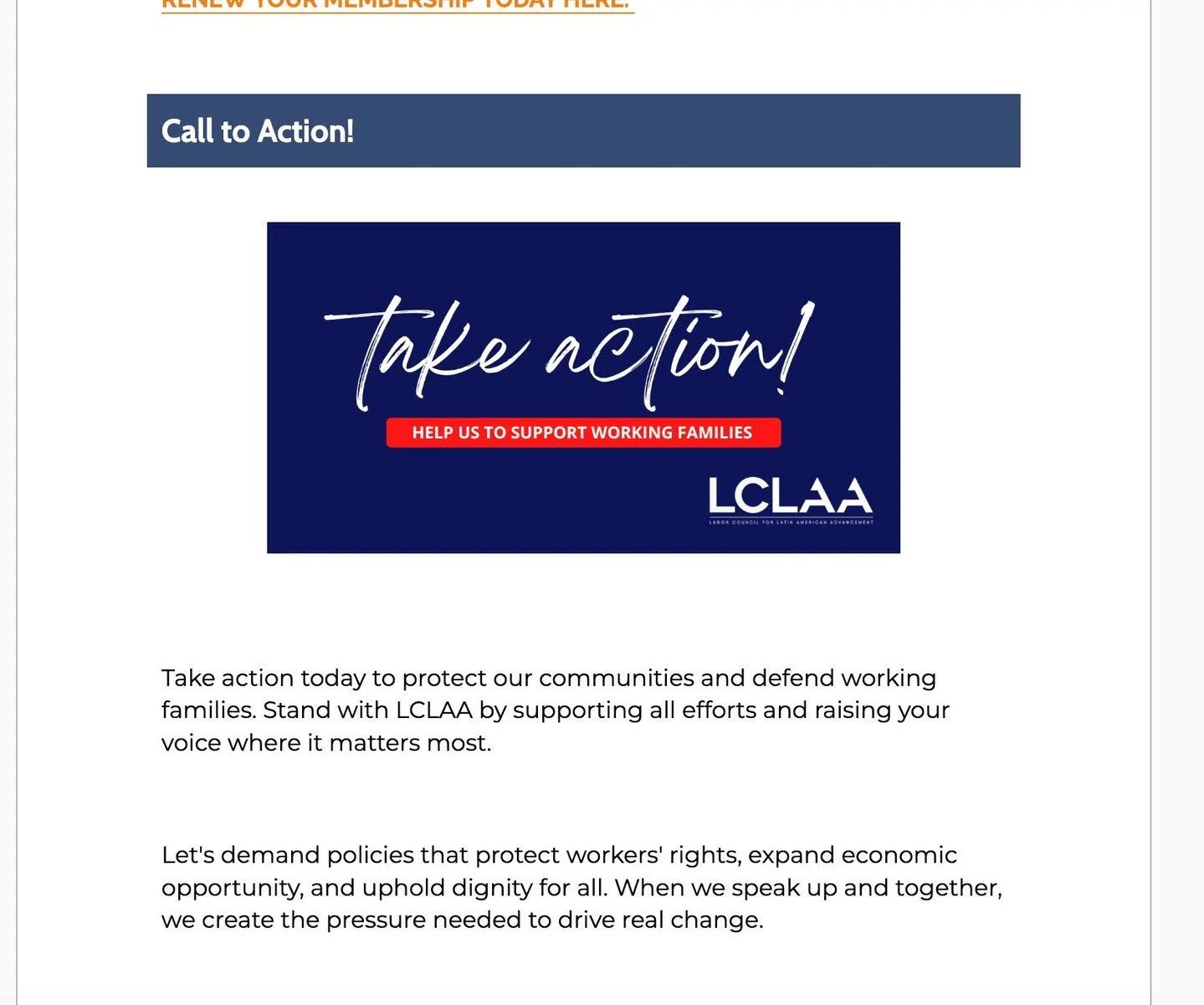The latest edition of El Avance is here! 📰✨
Get the latest updates on our fight for workers&rsquo; rights, civic engagement, and protecting our communities. Stay informed. Stay engaged. Stay in the fight.
🗞️​ Read and share today: https://loom.ly/d