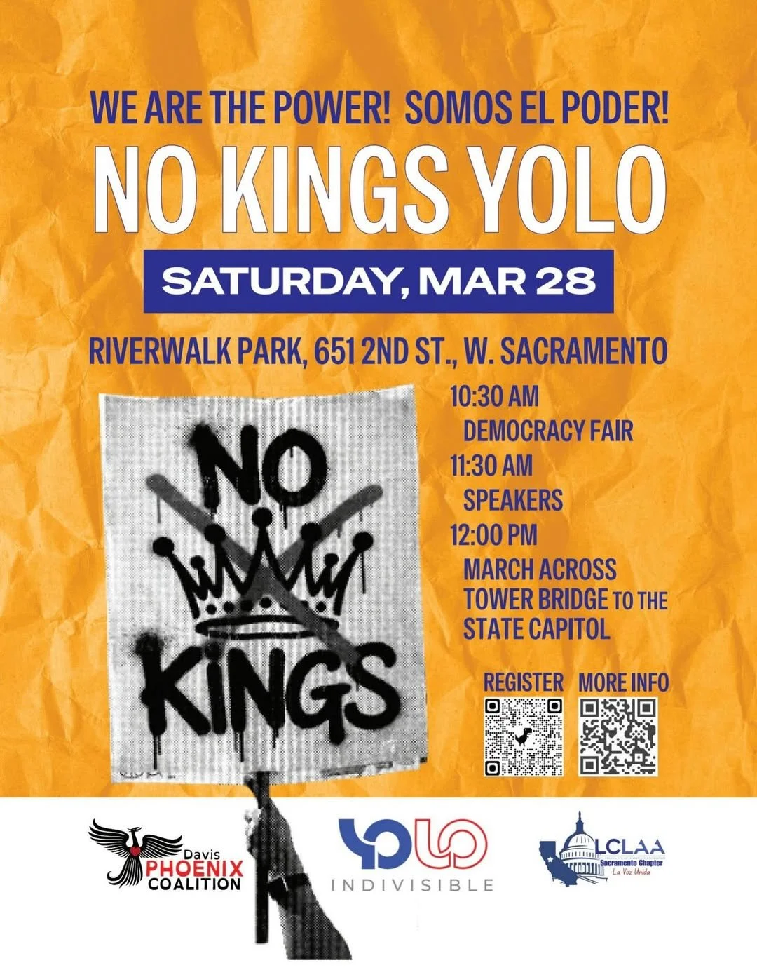 No King Day March, Sacramento 