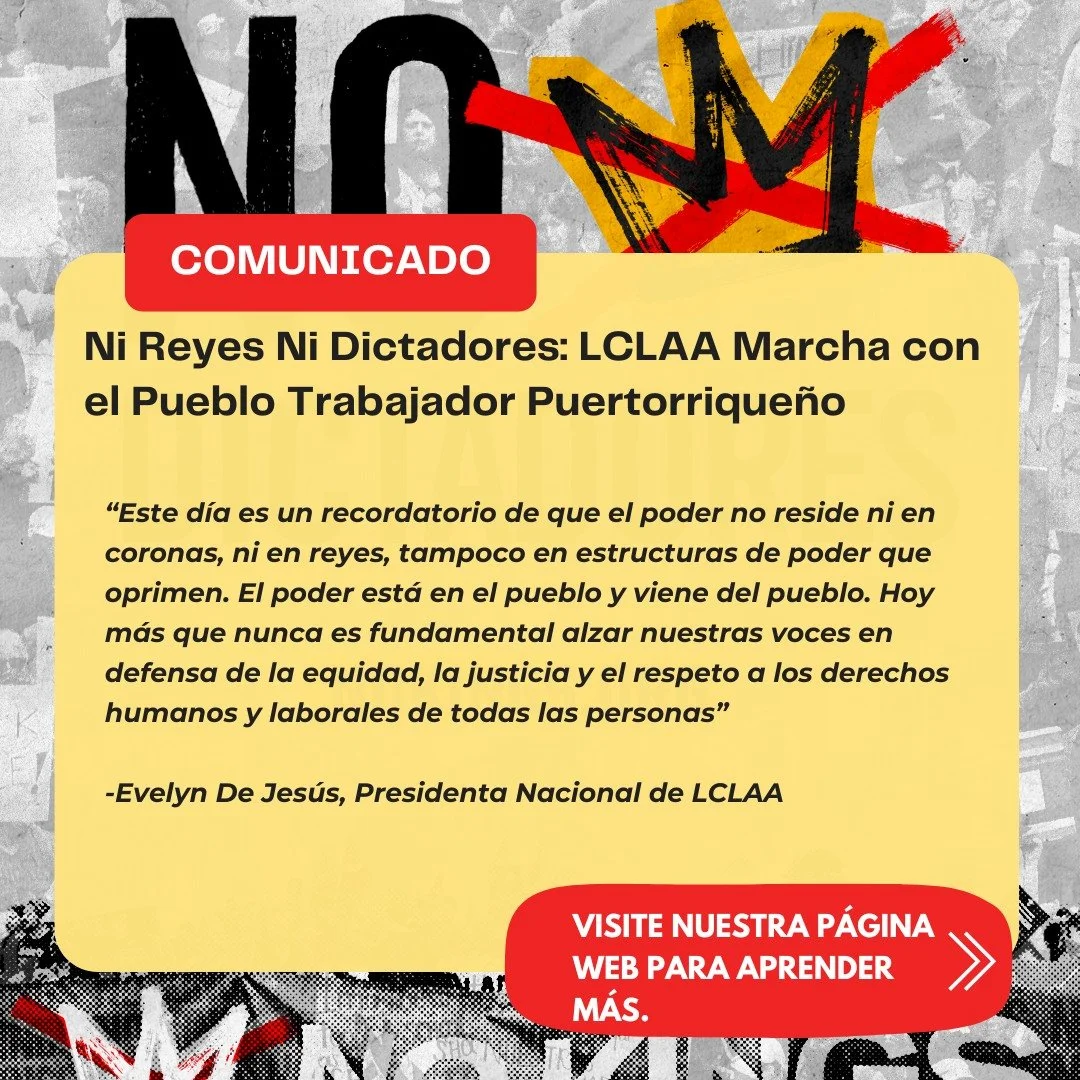 En las calles, unidos y sin miedo, desde Puerto Rico hasta Estados Unidos, lo decimos alto y claro: 

El poder es del pueblo. 

Ni tronos. Ni coronas. Ni reyes. 

Lee el comunicado completo: https://loom.ly/xZe4tec (enlace en la biografía).

#