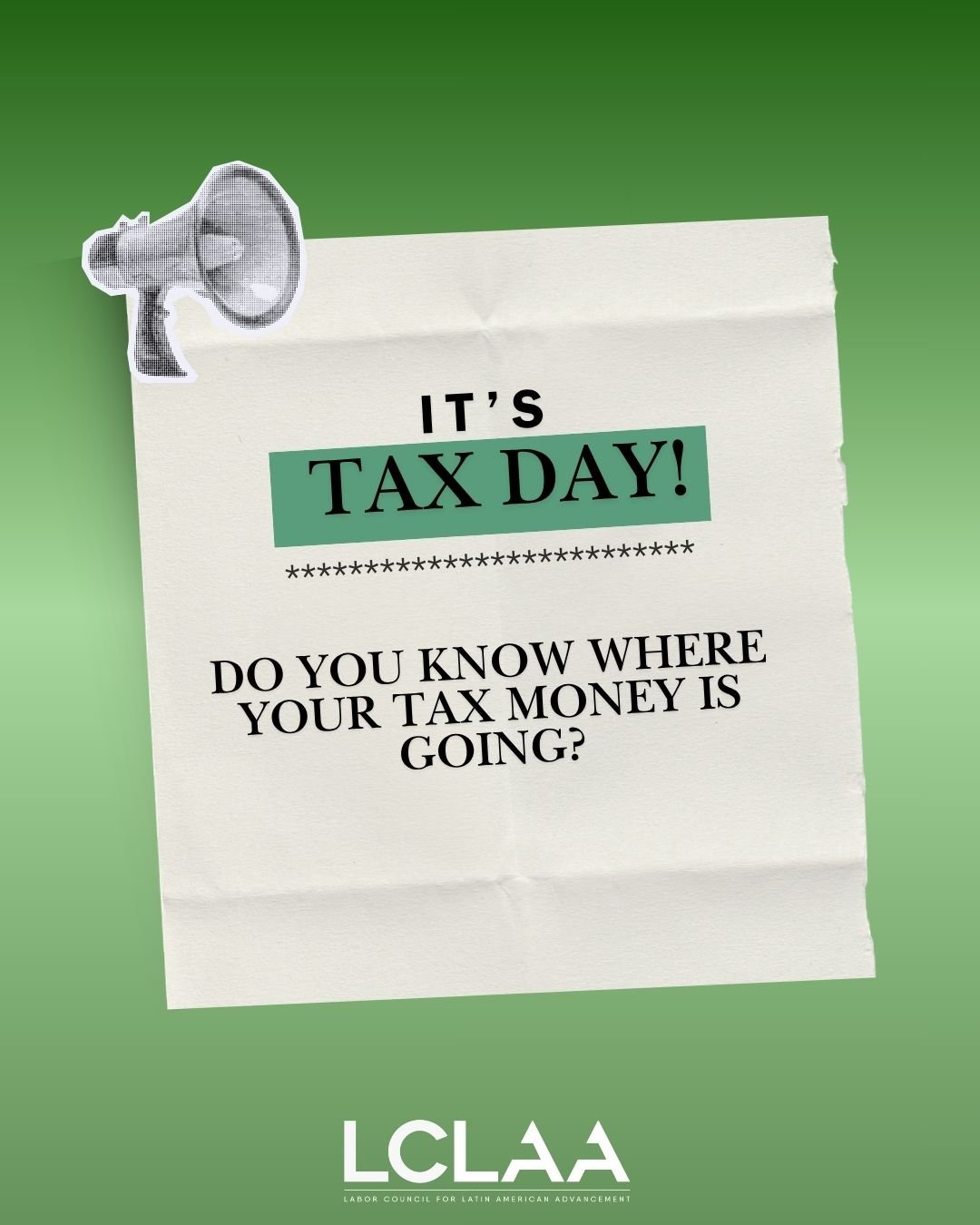 Ya llegó el día de la declaración de la renta de 2026 💸 ¡Echemos un vistazo más de cerca a dónde va a parar tu dinero!

Mientras el coste de la vida aumenta y los salarios se estancan, una parte significativa del dinero de los contribuyentes sigue destinándose a financiar la guerra, la aplicación de las leyes de inmigración y la detención en los