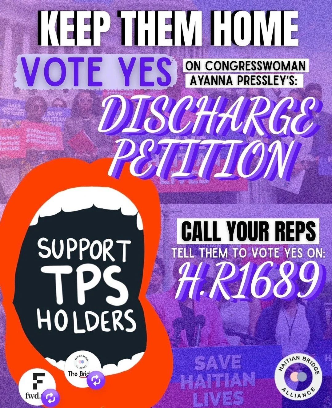 🚨 Publicación compartida de @haitianbridge
¡Es hoy!
Hoy es el día en que el Congreso votará SÍ a la H.R. 1689, la ley que prorrogaría el TPS para Haití.

📞 Llama al Congreso: 202-224-3121
 Diles que VOTEN SÍ a la H.R. 1689

Titulares haitianos del TPS:
 •Ar