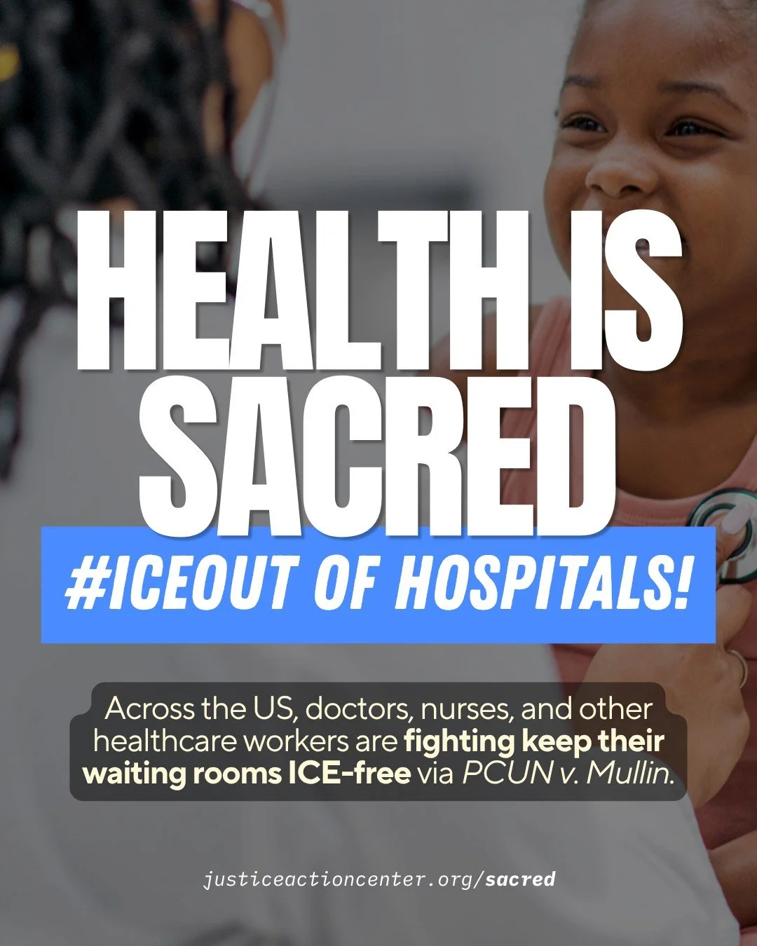 No one should have to calculate whether a trip to the doctor could result in their deportation. 
But now, patients are forgoing life-saving care as ICE violence in medical facilities escalates nationwide. 
Meet the healthcare workers demanding #ICEOU