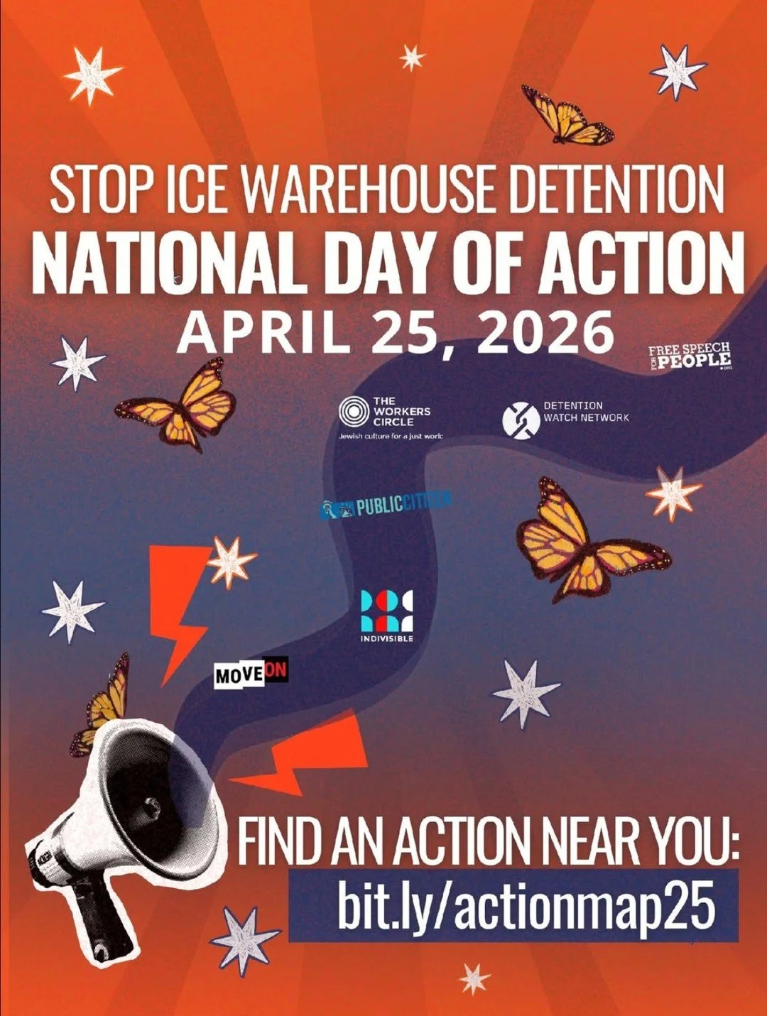 Repost from @votolatino

Workers and families belong at home and at work&mdash;not caged in warehouses.

Private companies profit off these rights-violating and inhumane practices while working families suffer.

‼️Tomorrow, April 25, we say NO MORE!
