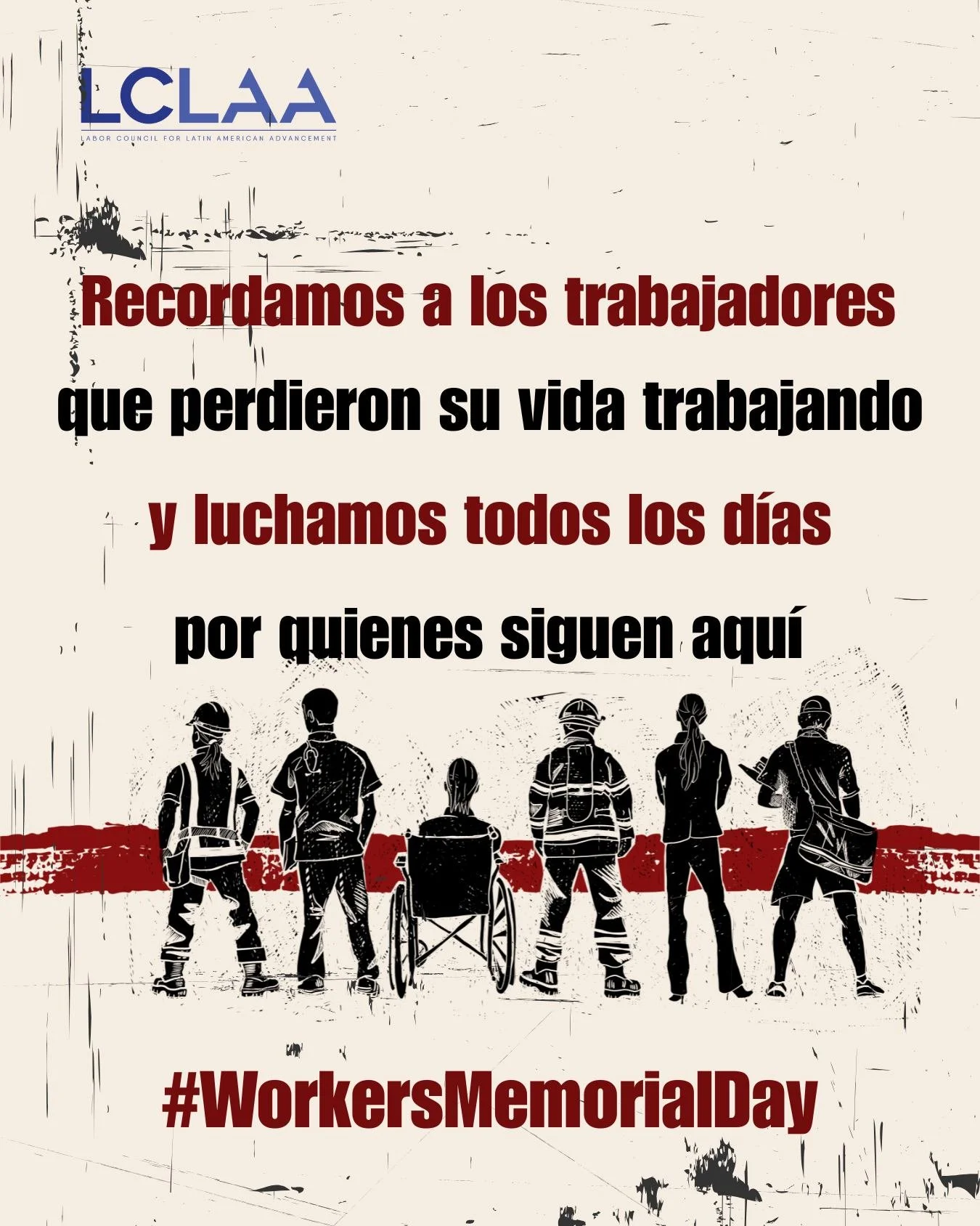 Miles de trabajadores mueren cada año debido a condiciones laborales inseguras y decenas de miles más a causa de enfermedades relacionadas con accidentes laborales. 
No se trata de accidentes. Son fallos que se pueden prevenir. 
M&aacut