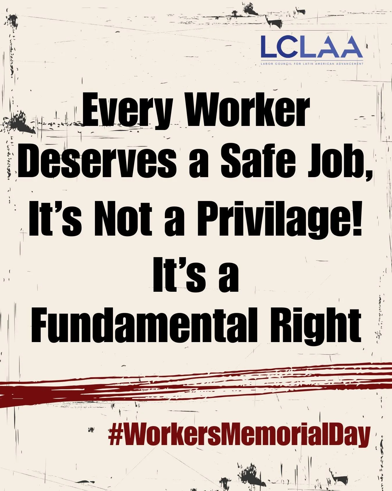 La seguridad en el trabajo no es opcional, pero unas leyes inadecuadas y una aplicación deficiente siguen costando la vida a los trabajadores.
Para obtener más información sobre el último informe de la AFL-CIO: «Muerte en el trabajo: la herramienta de la negligencia 2026», haz clic aquí: https://loom.ly/EsrZlX0
#día de los trabajadores fallecidos